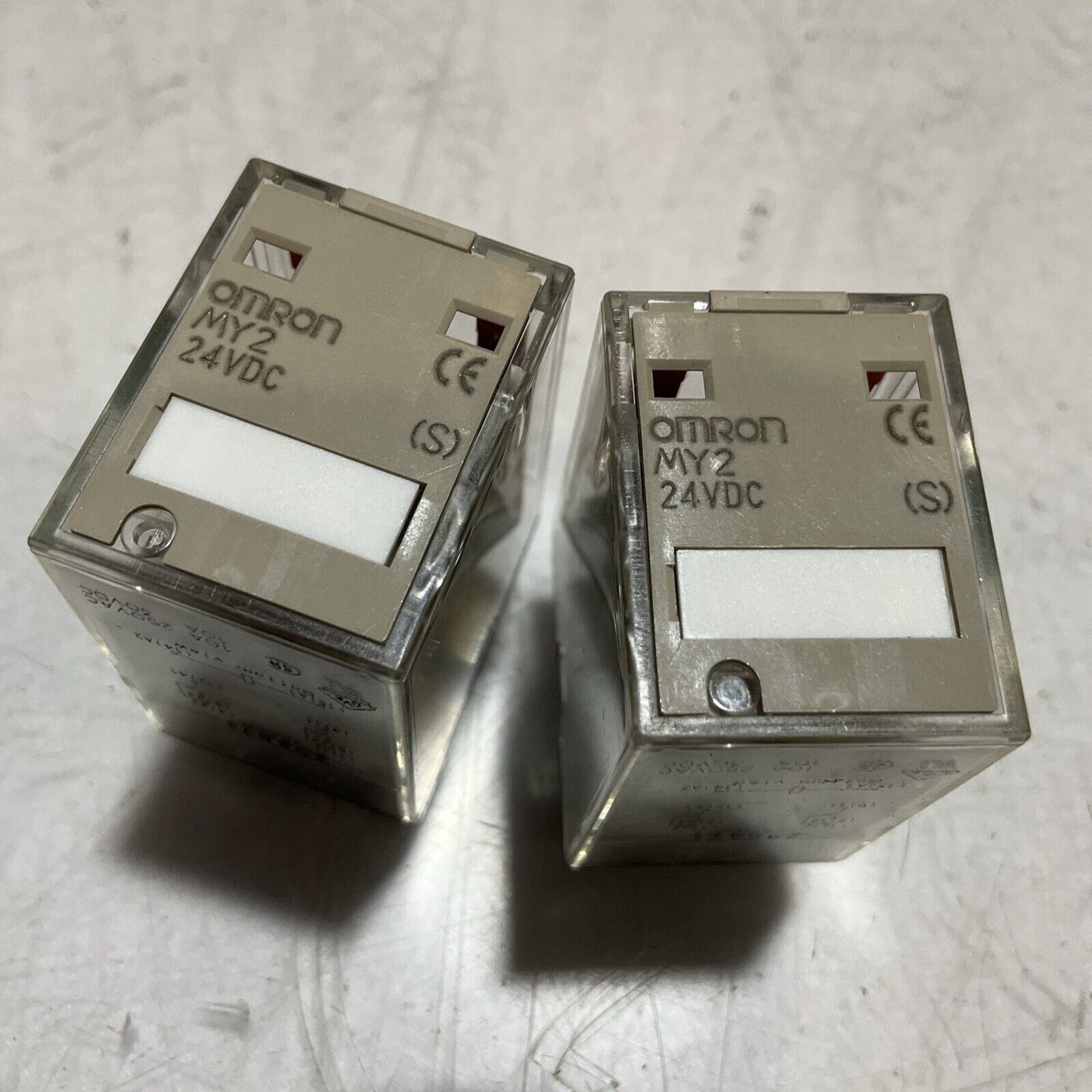 OMRON MY2 24VCD MINIATURE GENERAL PURPOSE POWER RELAY 24VDC LOT OF 2 U3S