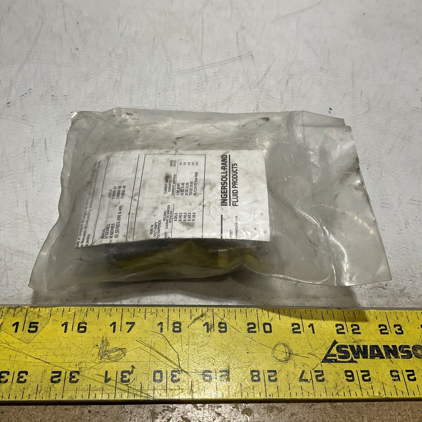 IR- INGERSOLL RAND M252HS-15-G PNEUMATIC VALVE 3-WAY 1/43 IN NPT 476-U3S