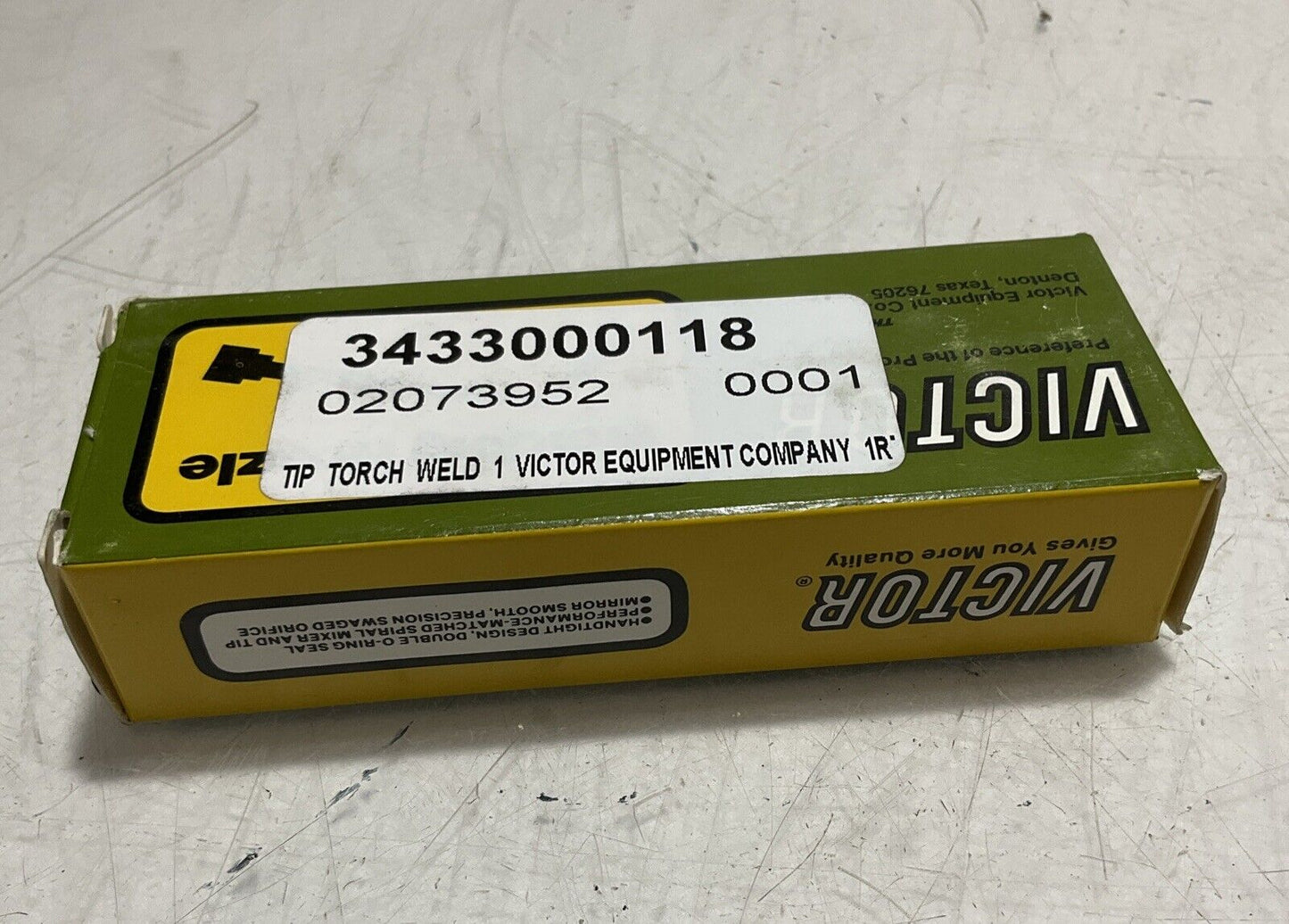 VICTOR 1-RTE 0323-0309 WELDING NOZZLE TORCH 373-U3S