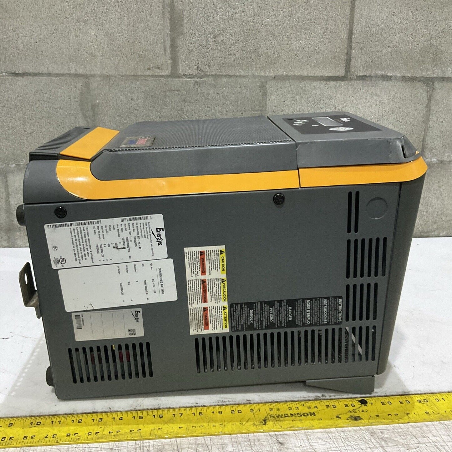 ENERSYS EI3-HL-4YE ENFORCER IMPAQ FORKLIFT L-A BATTERY CHARGER 3PH 480V 50/60 HZ