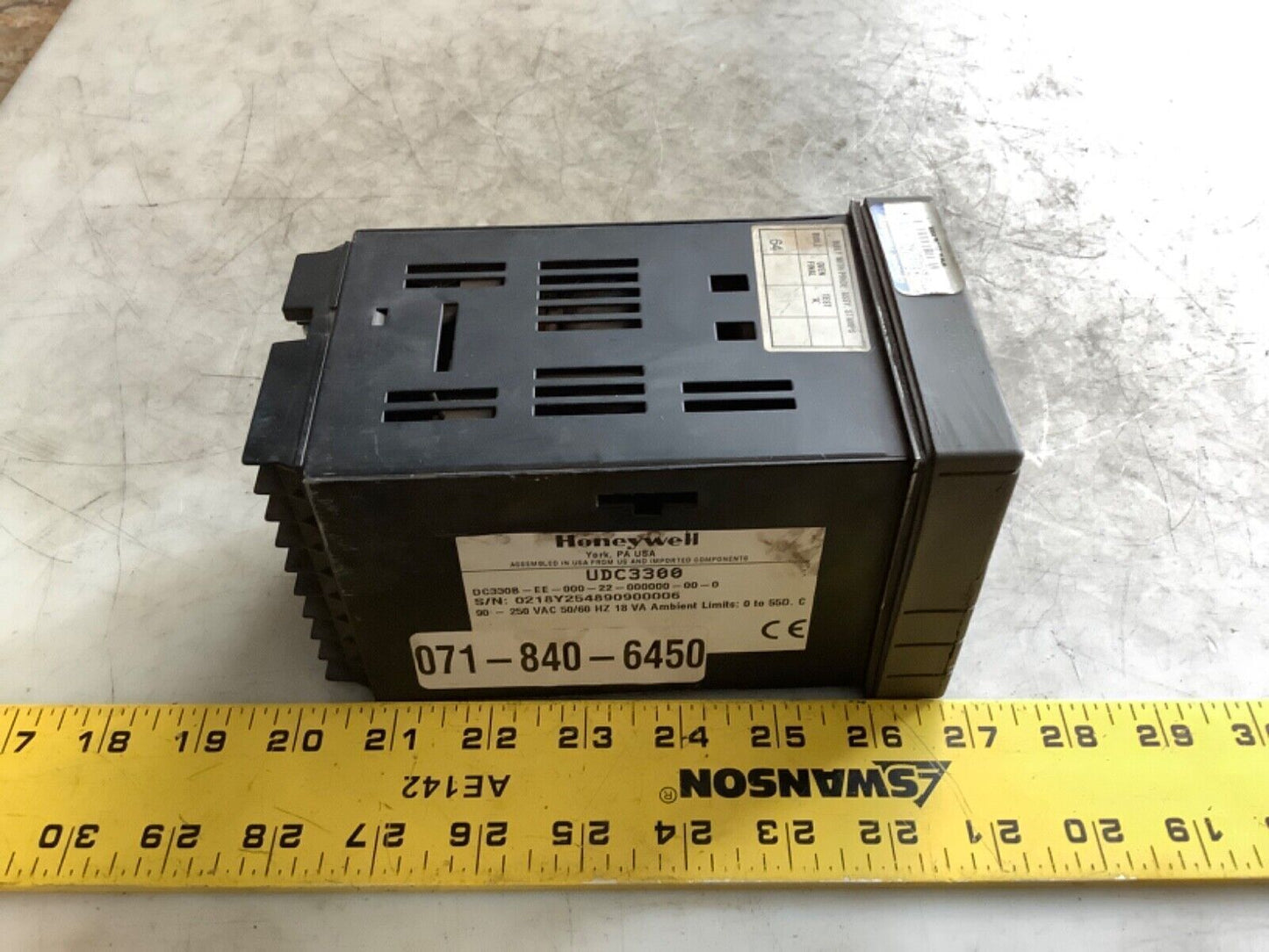 HONEYWELL UDC3300 DIGITAL CONTROLLER 222