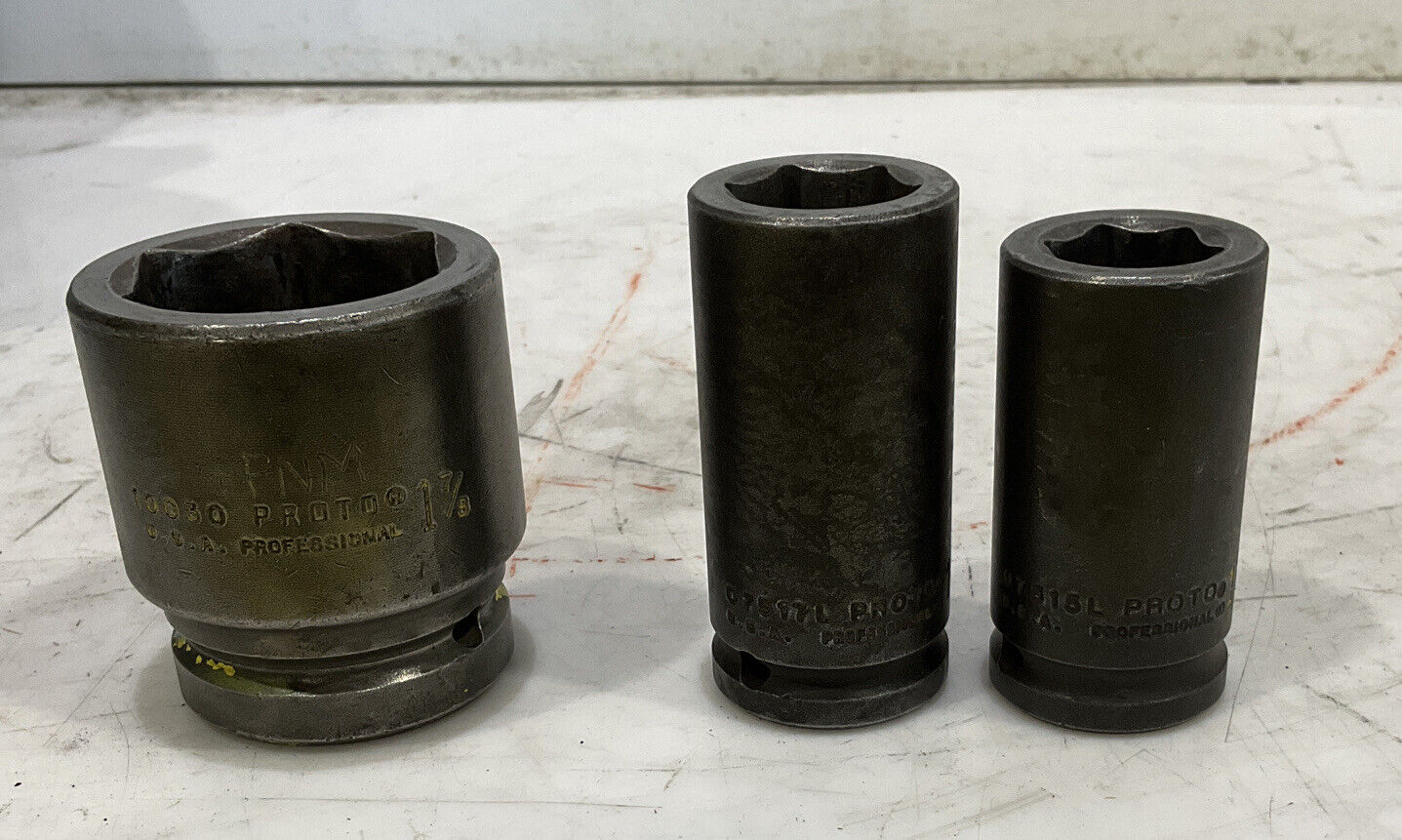 PROTO 10030 / 07517L IMPACT SOCKET HEADS LOT OF 3 476