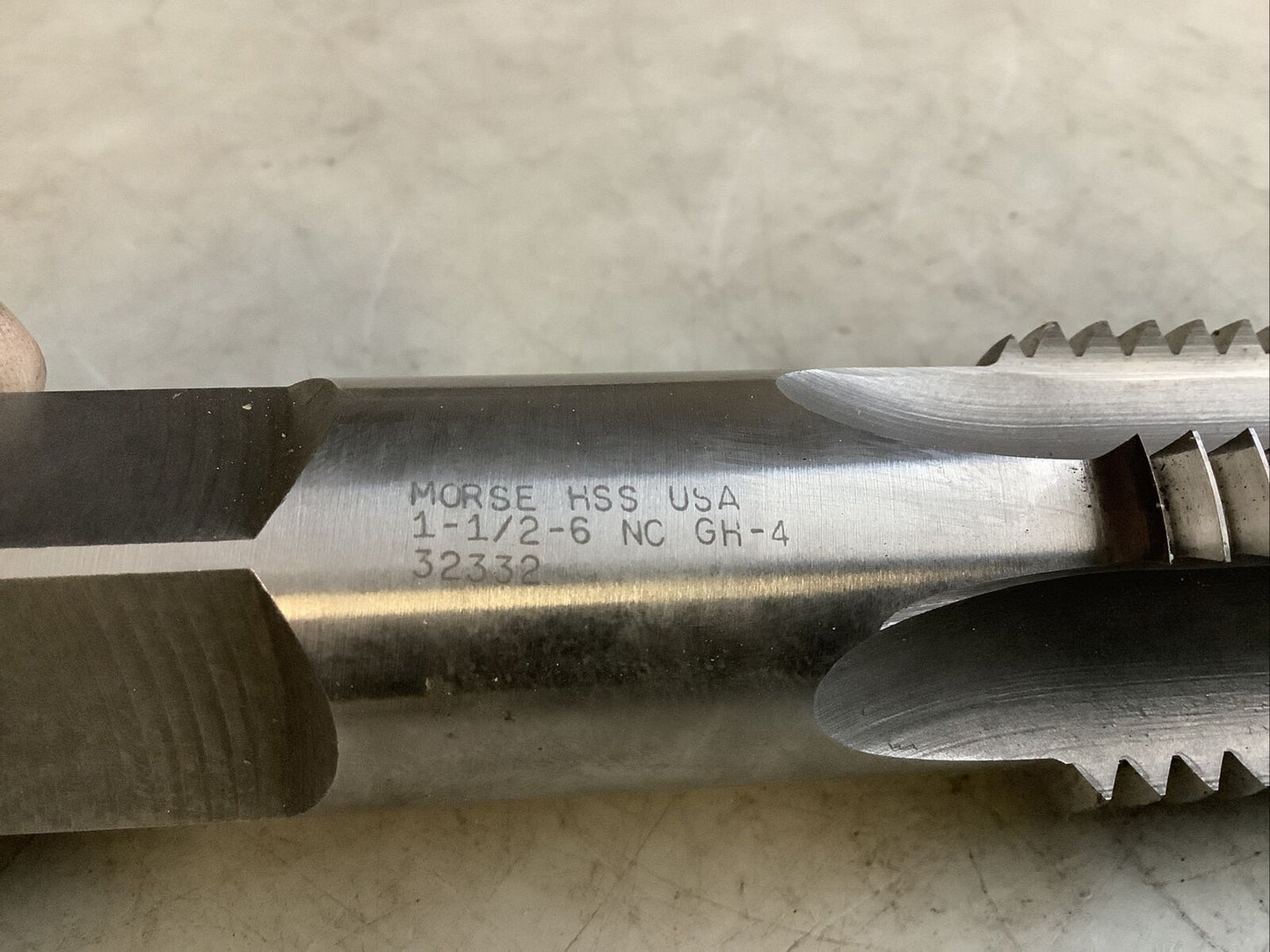 MORSE 32332 1-1/2-6 NC GH4 4FL H4 TAP 476