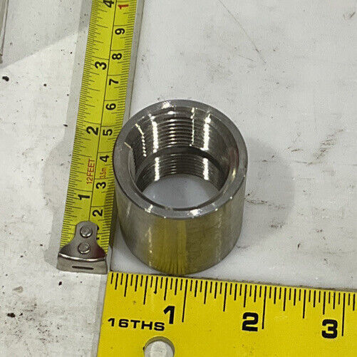 H150# 1” SOCKET WELD COUPLING 316 STAINLESS STEEL THREAD COUPLING 678