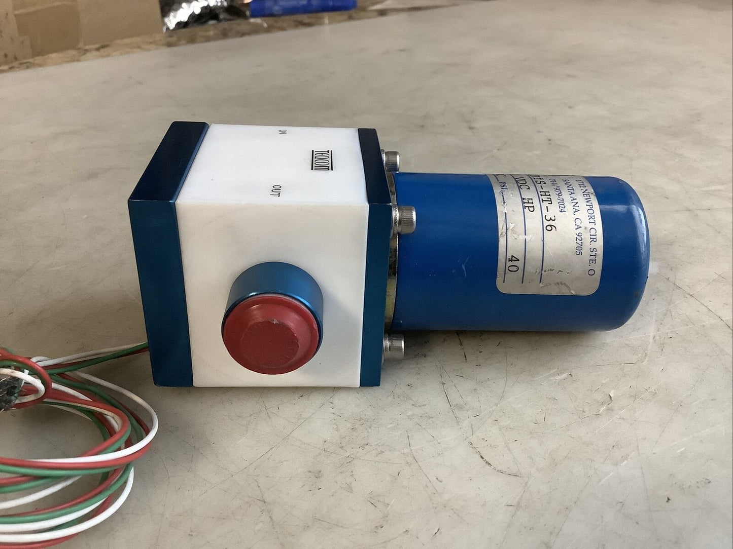 TEQCOM M662C2DFS-HT-36 MINIATURE SOLENOID VALVE 24VDC HP 40PSI 3/8IN NC 476