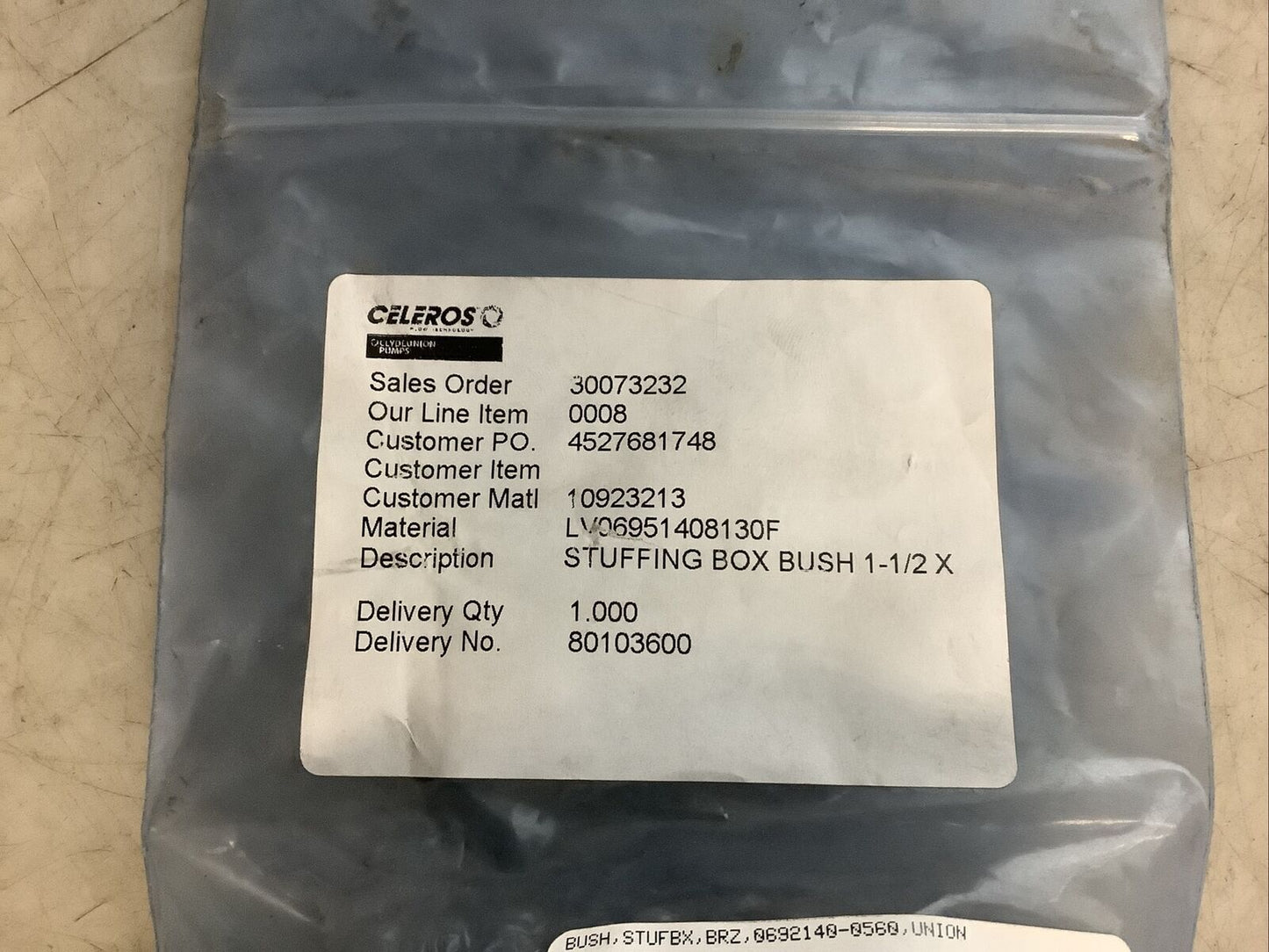 GMC GRAPHALLOY TS109229-302434 BUSHING 1-1/2IN ID 678