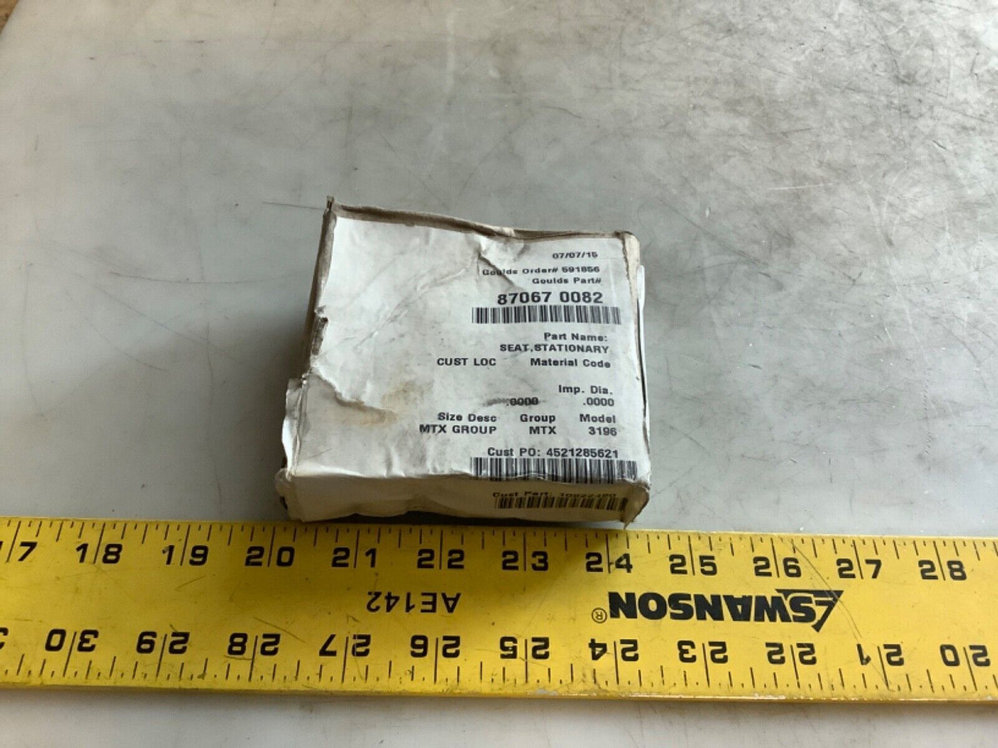GOULDS 87067-0082 STATIONARY SEAT SEAL 678