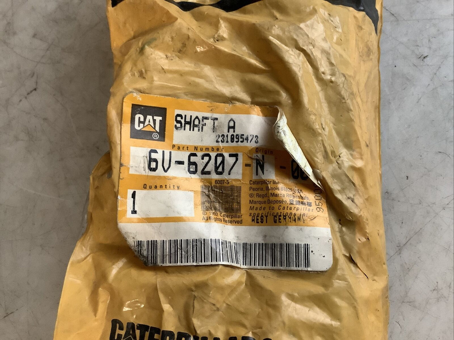 CAT OEM 6V-6207 SHAFT A 476