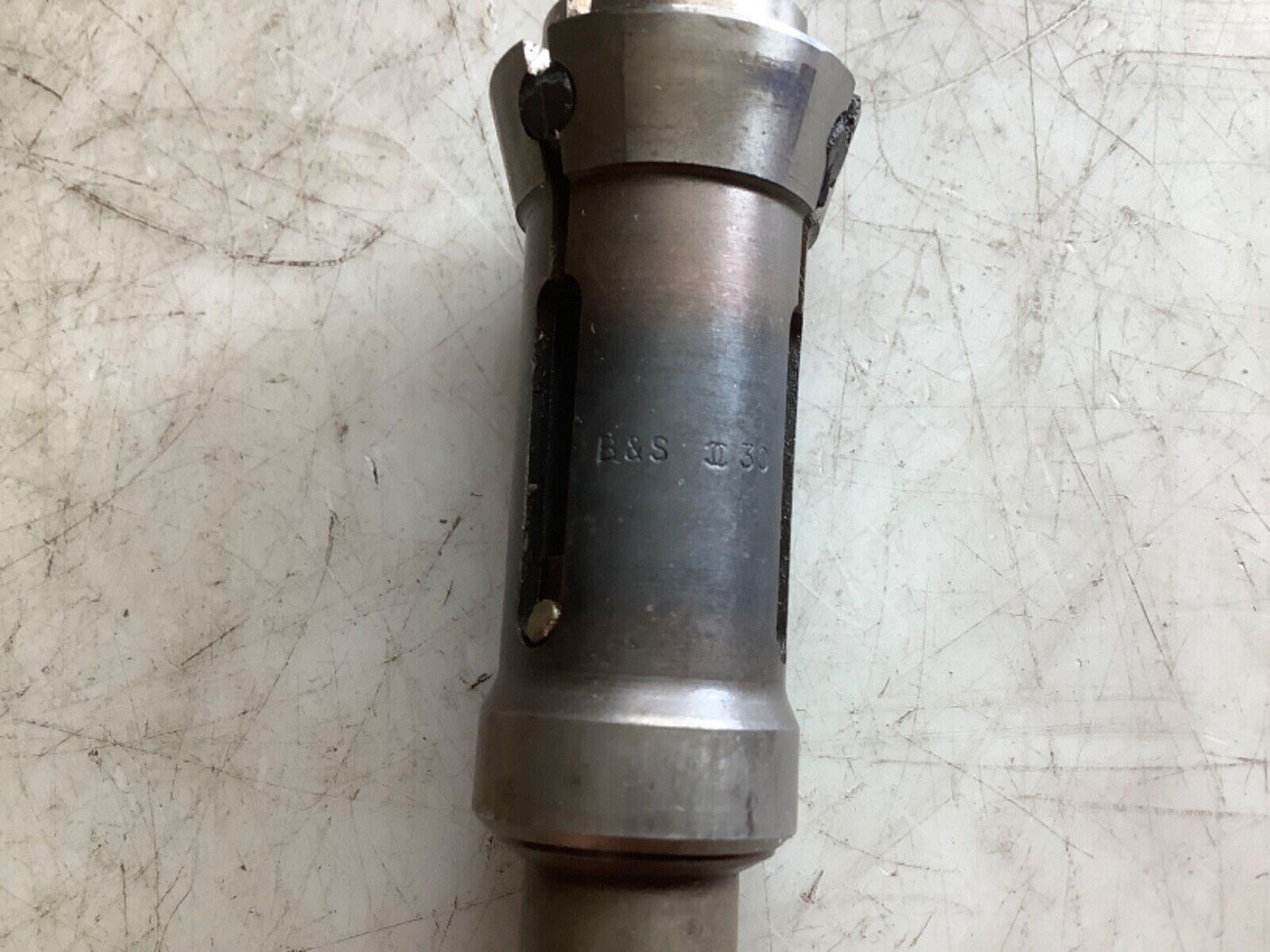 BROWN & SHARPE 110-1 SPRING EJECTOR STOP W/ BS 30 COLLET 9/32IN 333