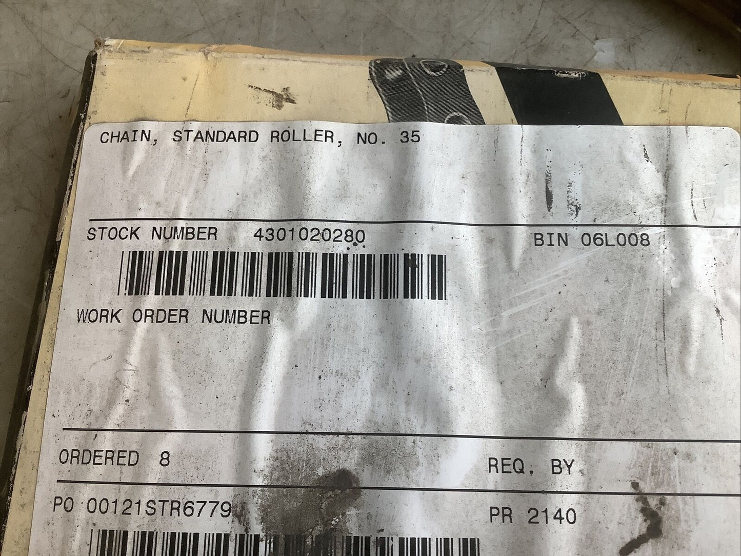 PEER 35 ROLLER CHAIN ANSI 3/8IN X 3/16IN 10FT 678