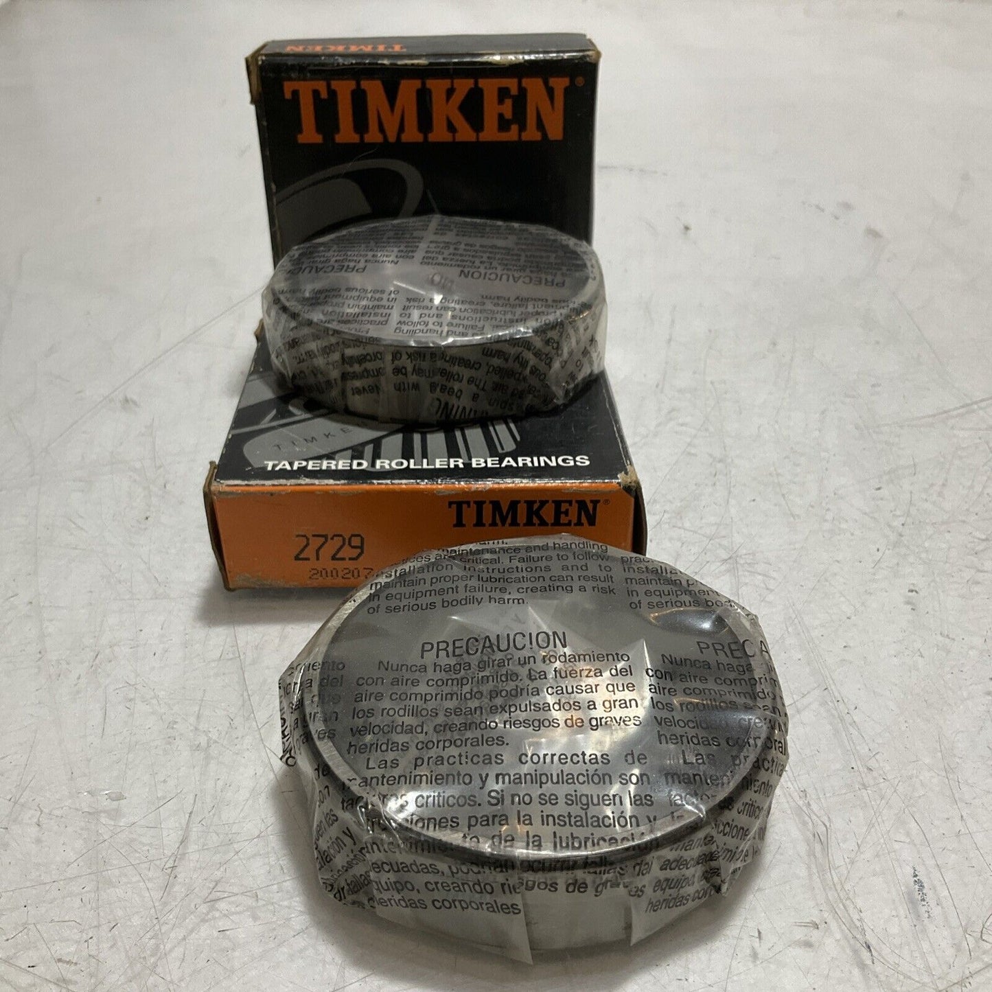 TIMKEN 2729 TAPERED ROLLER BEARINGS CUP LOT OF 2 U3S