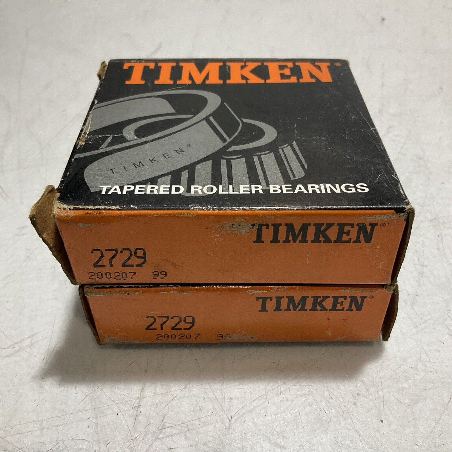 TIMKEN 2729 TAPERED ROLLER BEARINGS CUP LOT OF 2 U3S