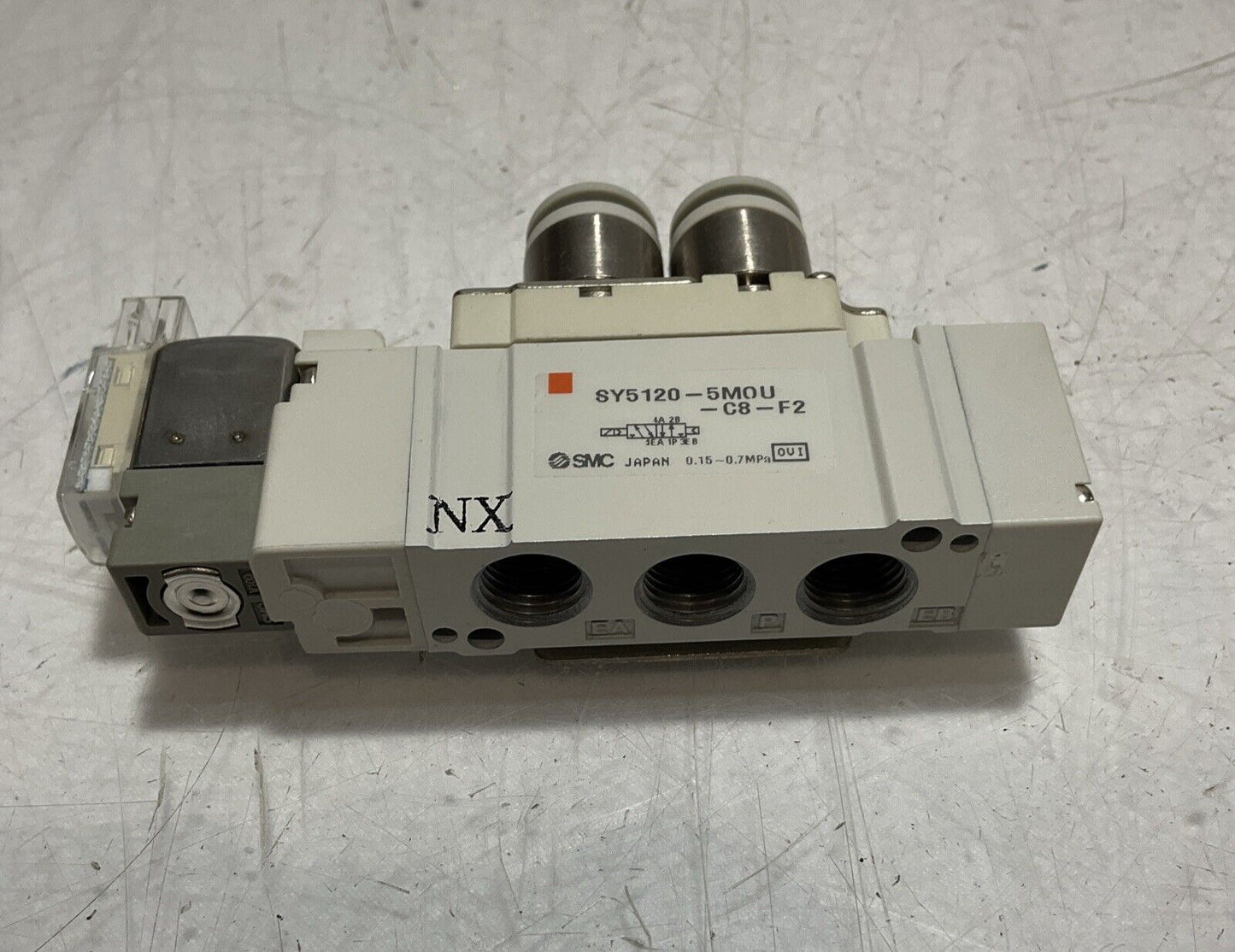 SMC SY5120-5MOU-C8-F2 SOLENOID VALVE 222-U3S