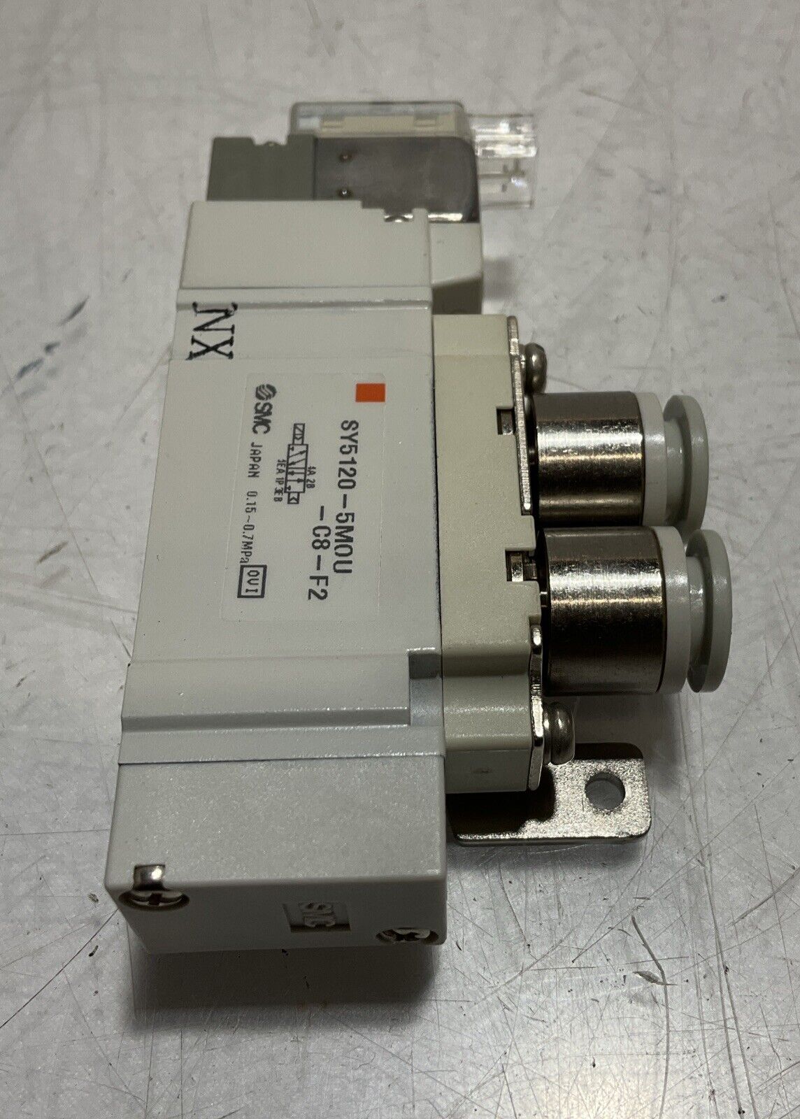 SMC SY5120-5MOU-C8-F2 SOLENOID VALVE 222-U3S