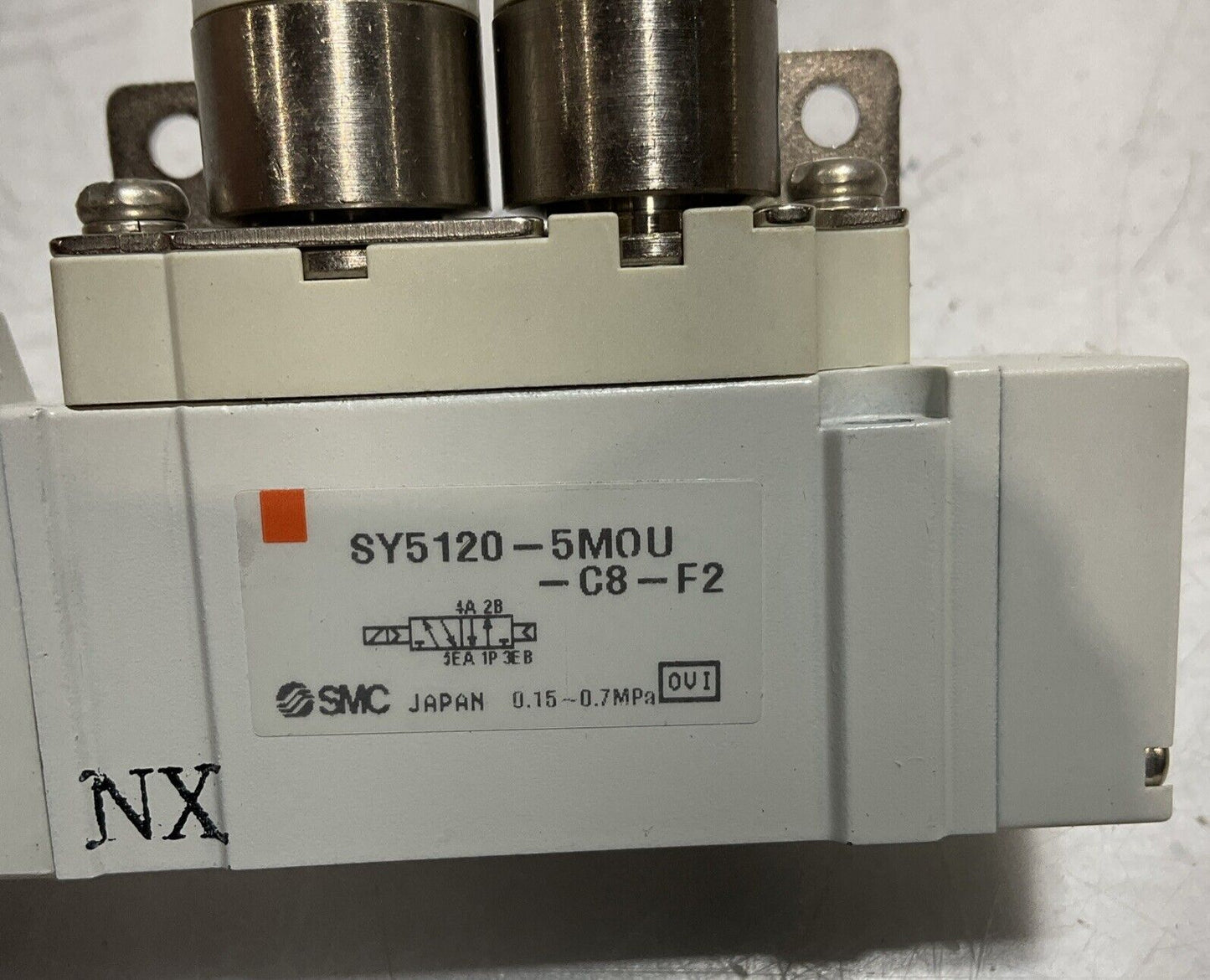 SMC SY5120-5MOU-C8-F2 SOLENOID VALVE 222-U3S