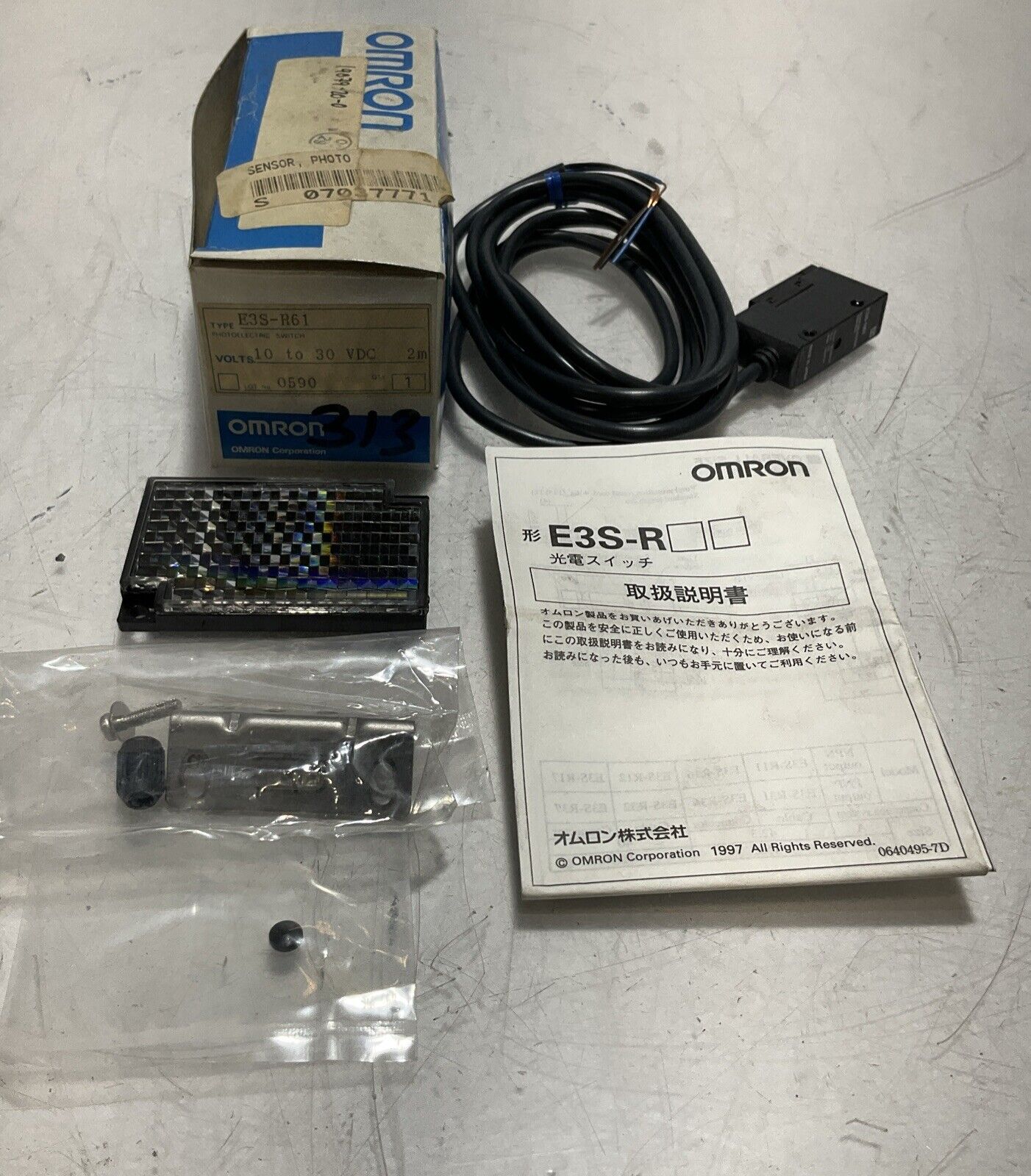 OMRON E3S-R61 PHOTOELECTRIC SENSOR SWITCH 30VDC U3S
