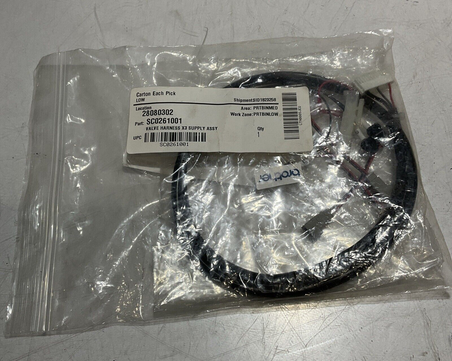 BROTHER SC0261001 SC0261001 VALVE HARNESS X3 SUPLLY ASSEMBLY HWJ