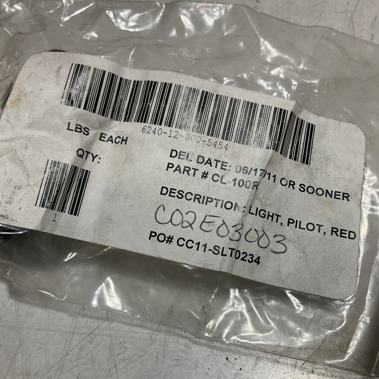 ABB CL-100R RED INDICATOR COMPACT PILOT LIGHT LOT OF 2 U3S