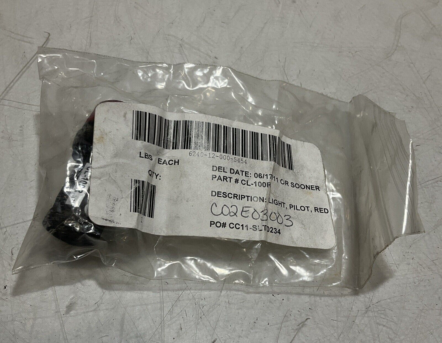 ABB CL-100R RED INDICATOR COMPACT PILOT LIGHT LOT OF 2 U3S