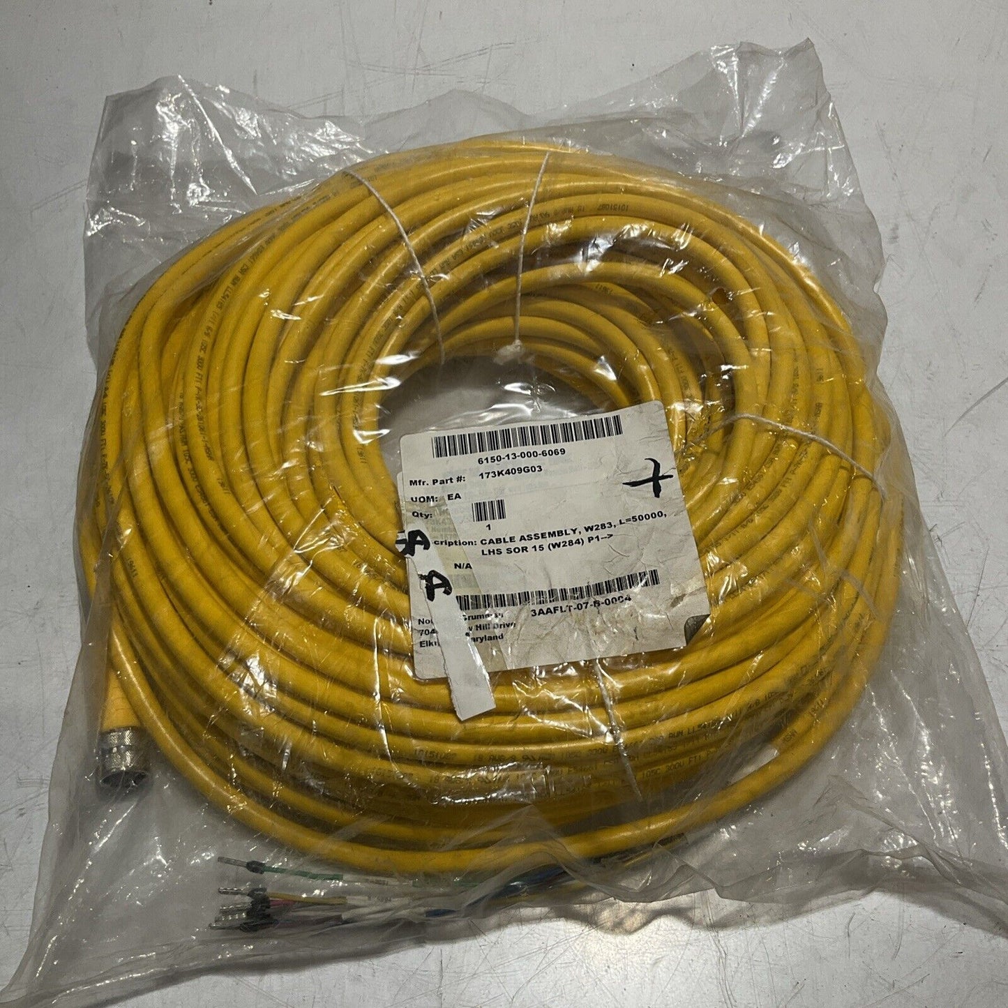 TRUCK 173K409G03 E54661 CABLE ASSEMBLY W283, L=50000 U3S