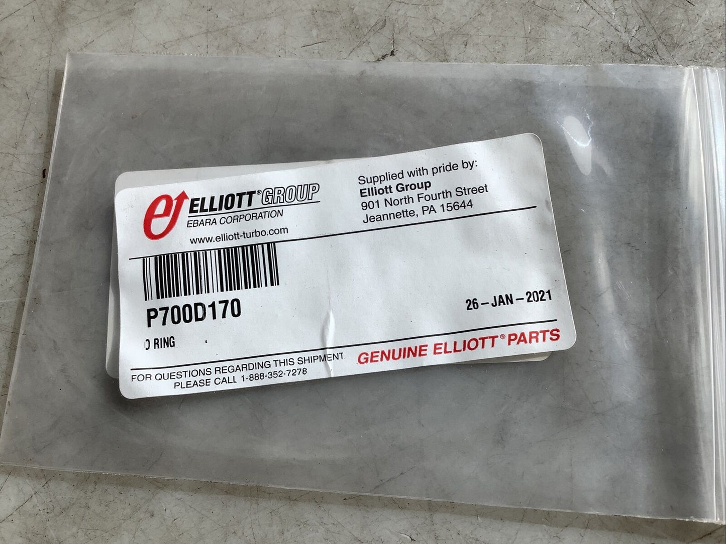 ELLIOTT P700D170 O-RING 476
