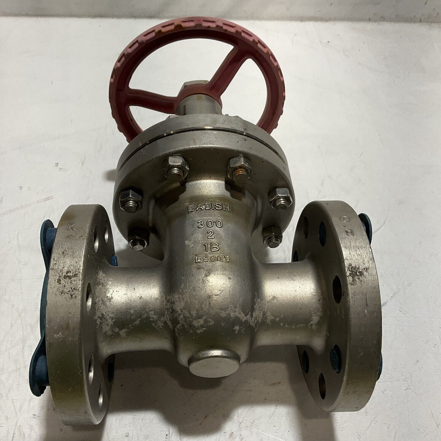 LADISH VALVE 2" B16.34/600-CD4MCUM-83759226-PG01-A20D STAINLESS GATES VALVE LBL