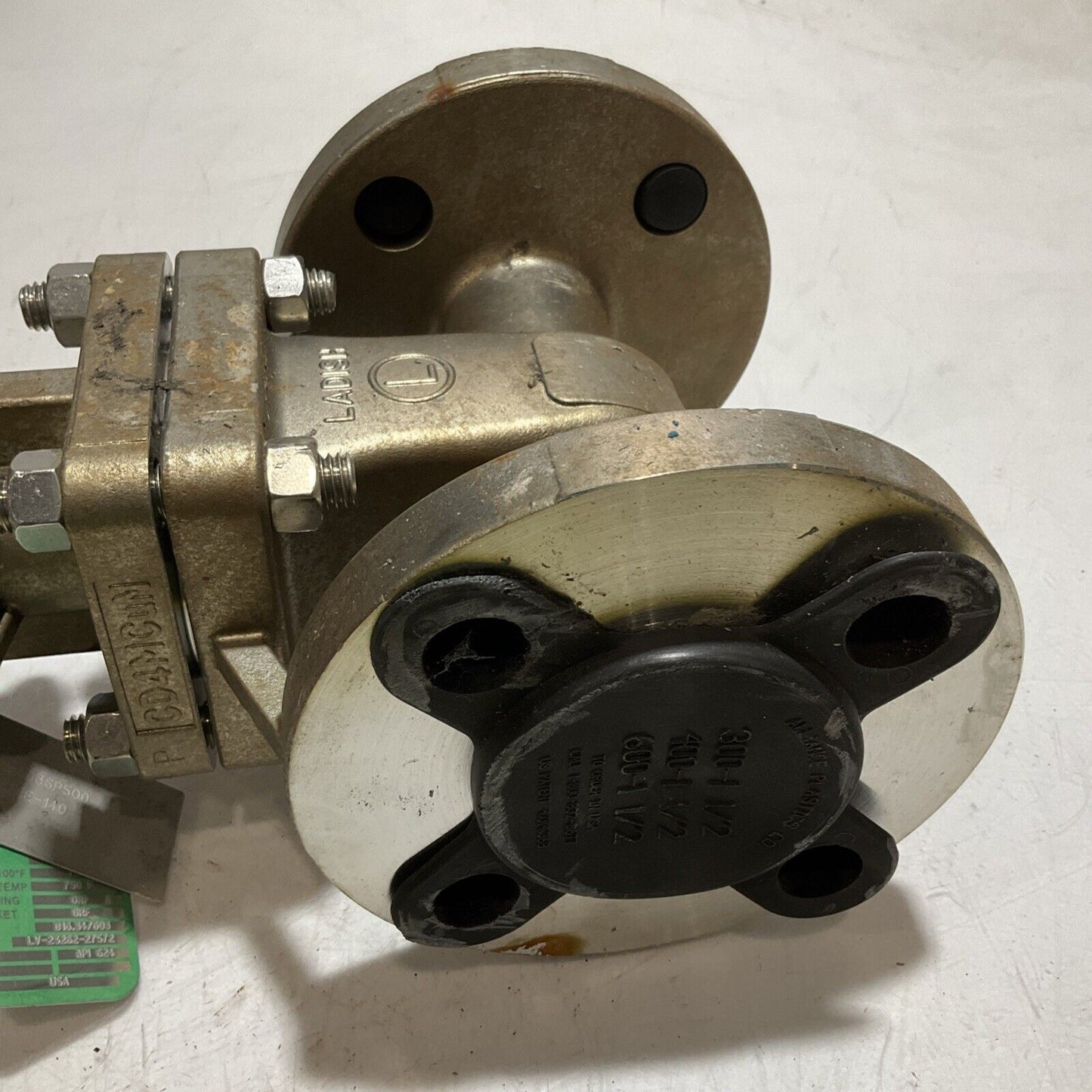 LADISH VALVE CD4MCUM-8375-9243-GG01A15B 1-1/2" 300 GATE VALVE LBL