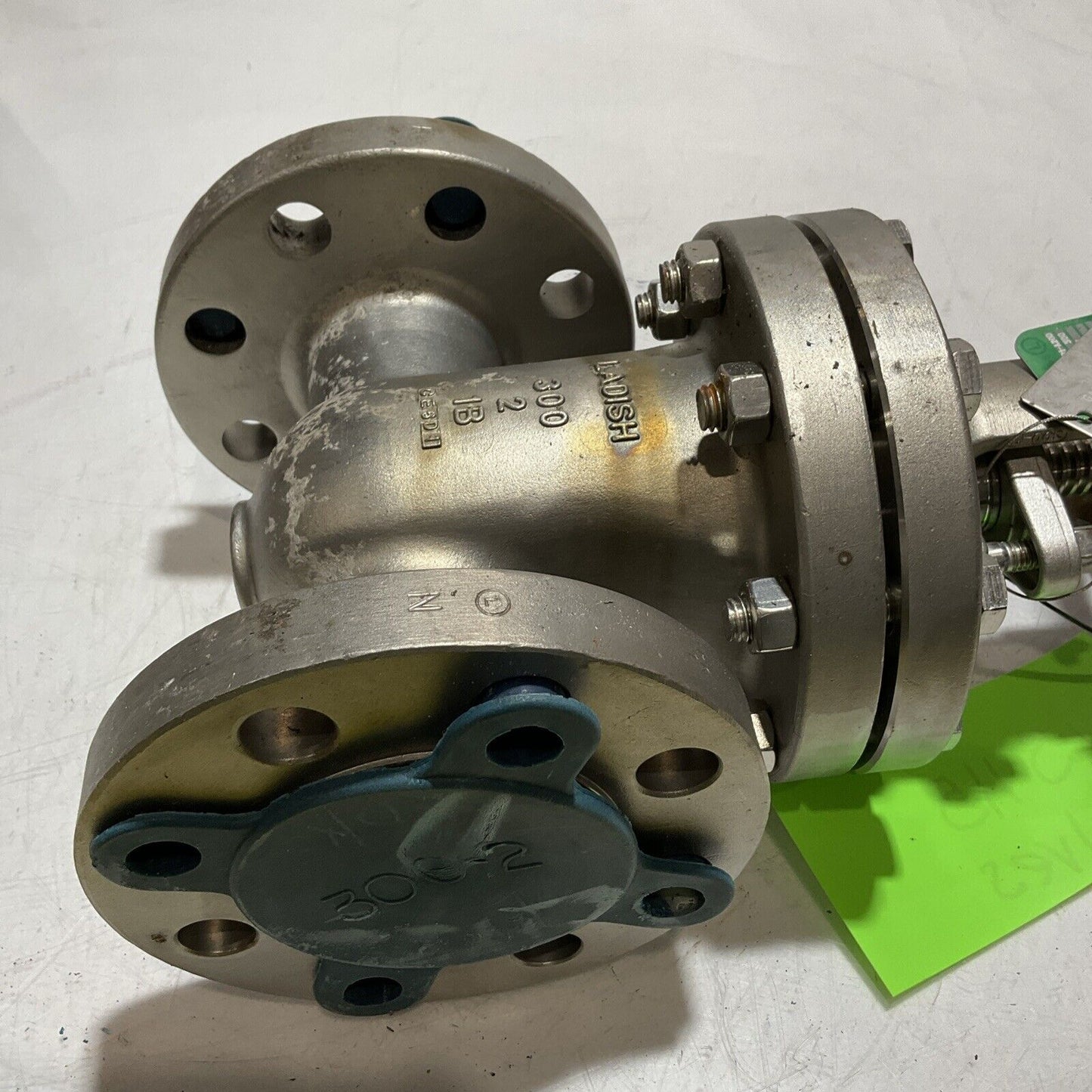 LADISH VALVE 2" B16.34/600-CD4MCUM-83759226-PG01-A20D STAINLESS GATES VALVE LBL