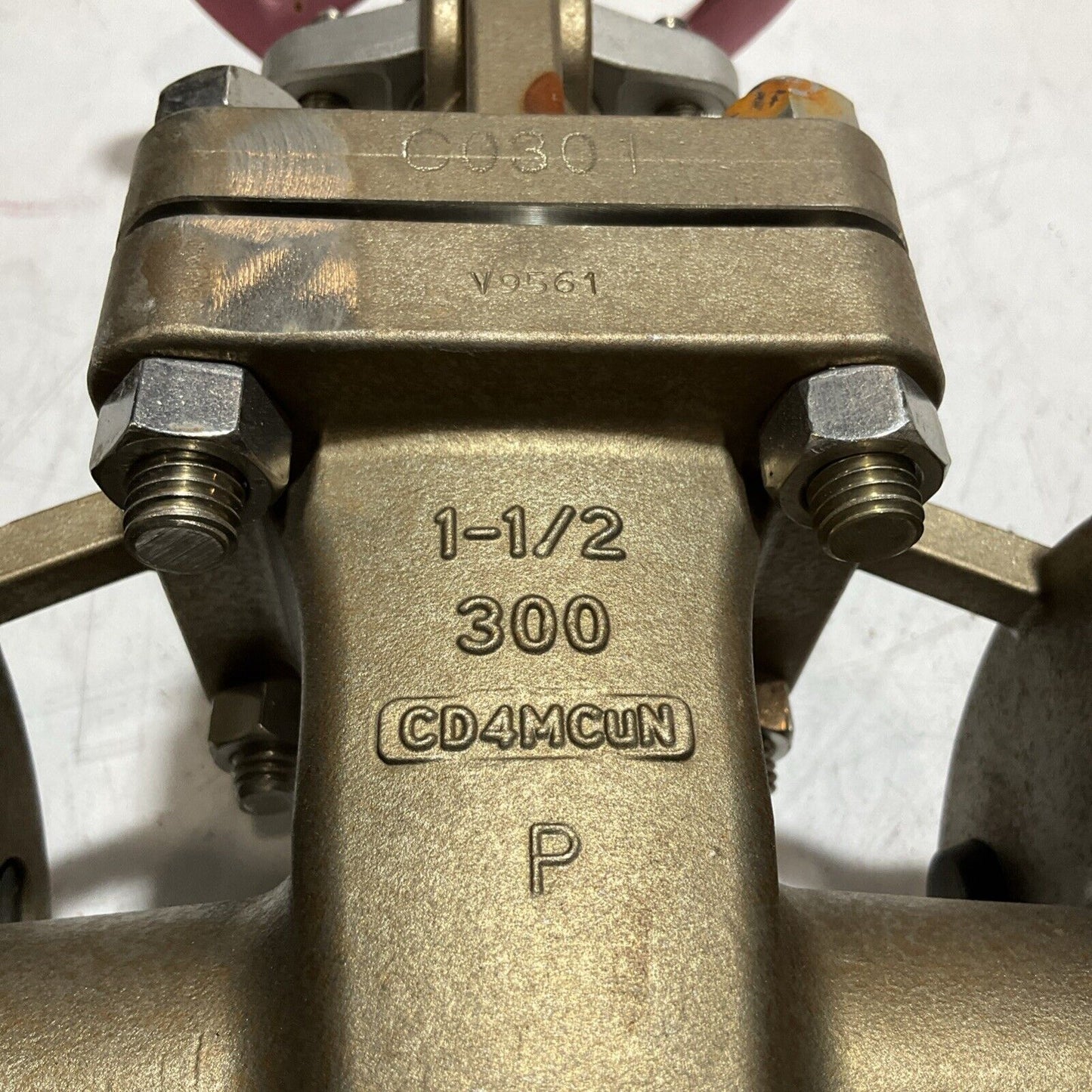 LADISH VALVE CD4MCUM-8375-9243-GG01A15B 1-1/2" 300 GATE VALVE LBL