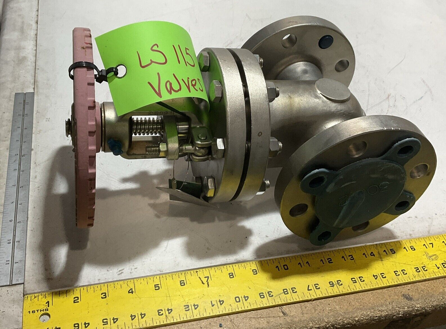 LADISH VALVE 2" B16.34/600-CD4MCUM-83759226-PG01-A20D STAINLESS GATES VALVE LBL