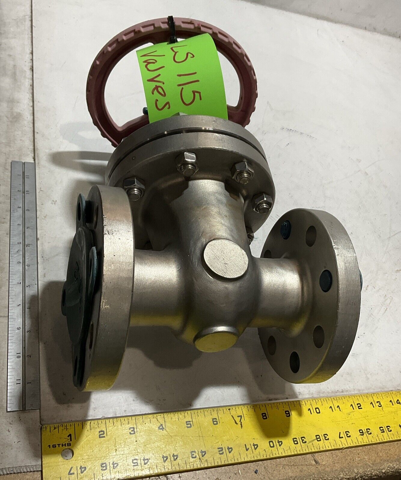 LADISH VALVE 2" B16.34/600-CD4MCUM-83759226-PG01-A20D STAINLESS GATES VALVE LBL