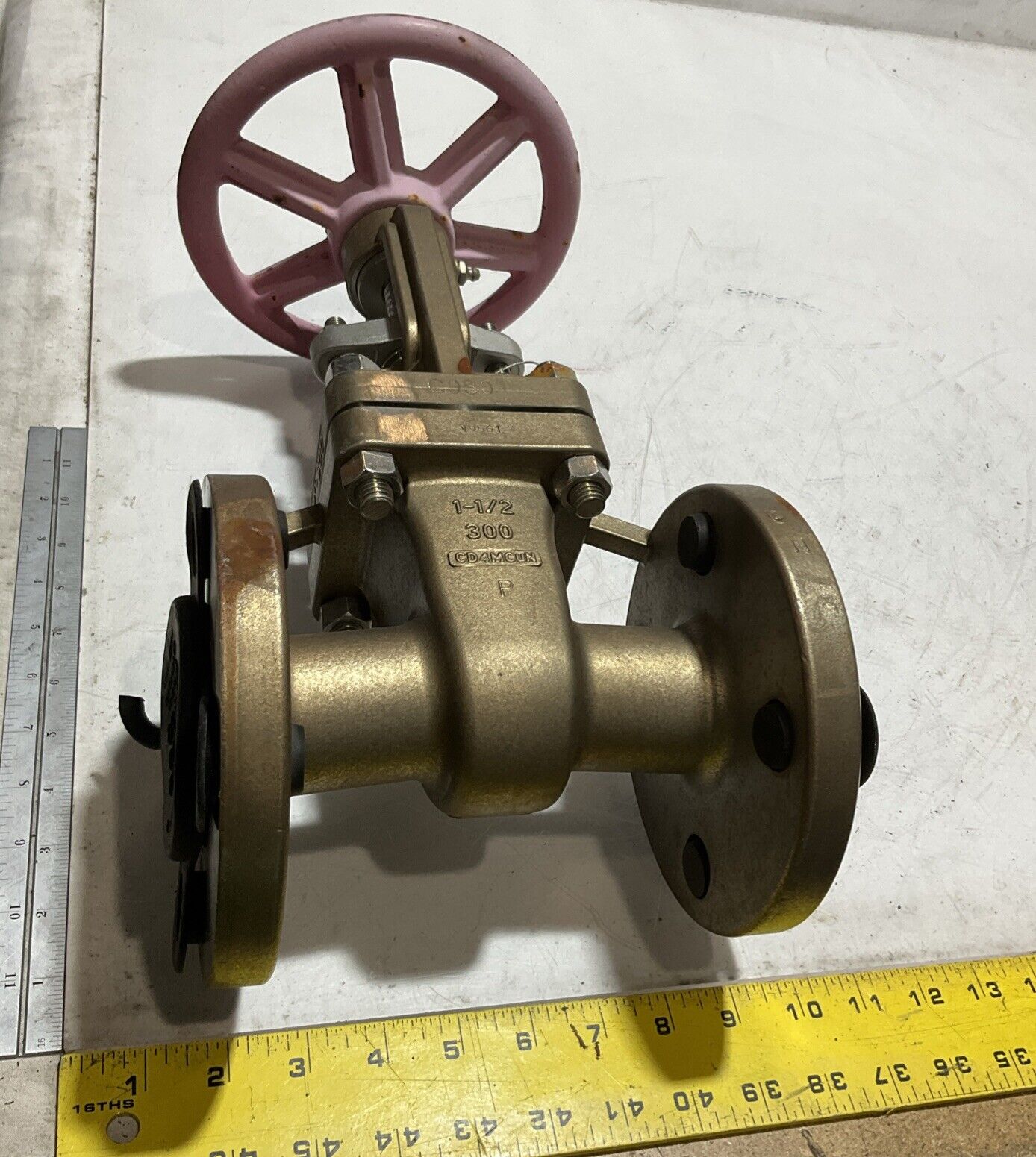 LADISH VALVE CD4MCUM-8375-9243-GG01A15B 1-1/2" 300 GATE VALVE LBL