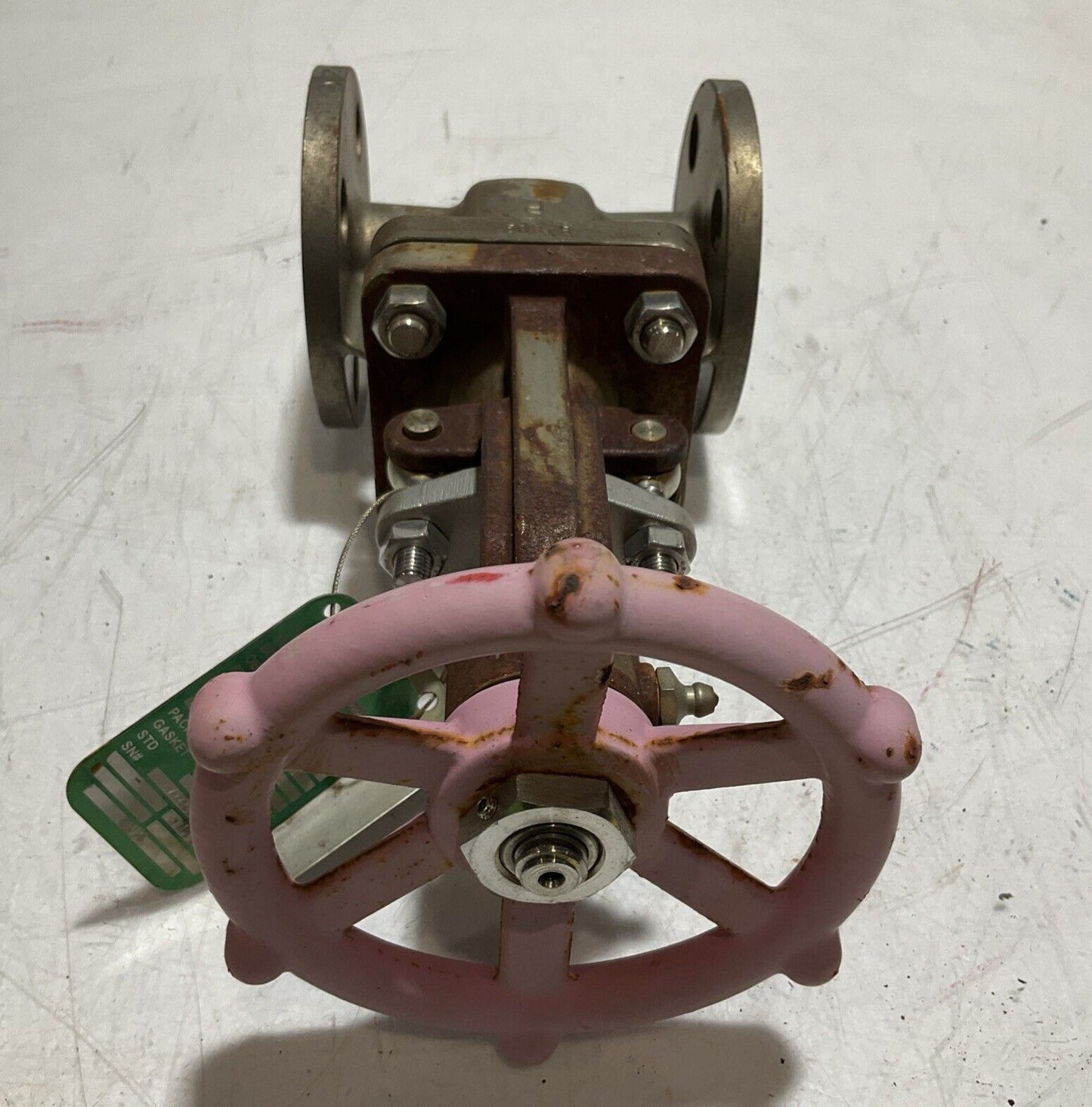 LADISH VALVE CD4MCUM 3/4" 150 8275-9270-000-007B STAINLESS GATES VALVE LBL