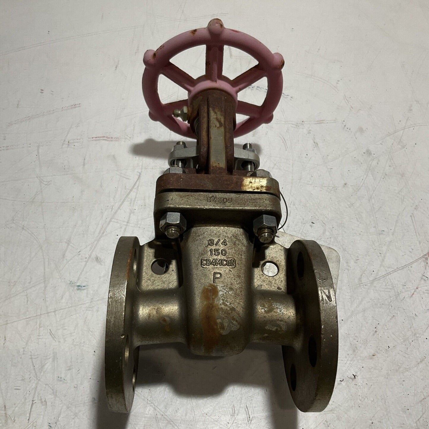 LADISH VALVE CD4MCUM 3/4" 150 8275-9270-000-007B STAINLESS GATES VALVE LBL