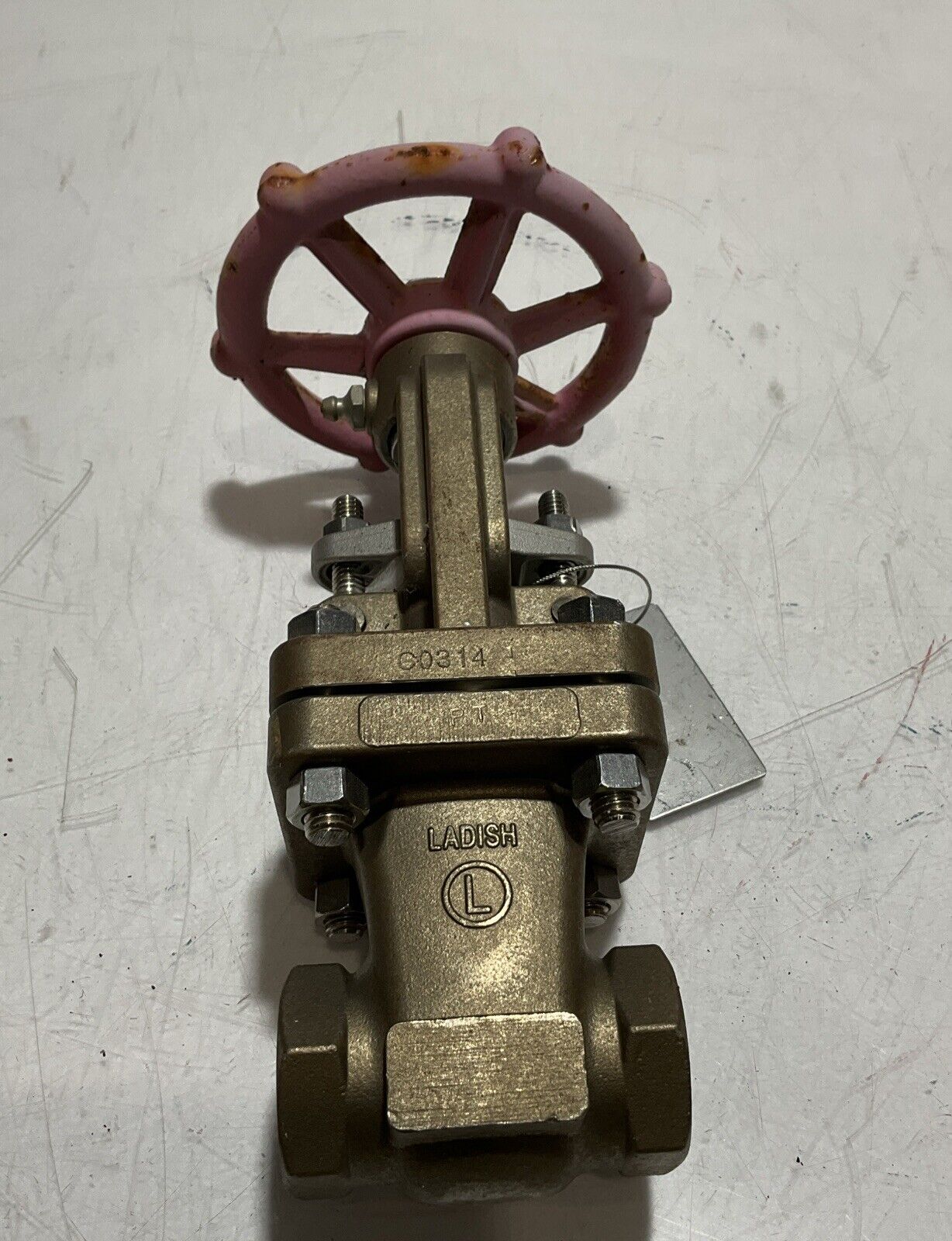 LADISH VALVE CD4MCUN 3/4-150 -8277-9243-GG01-A07B STAINLESS GATE VALVE QTY 2 LBL