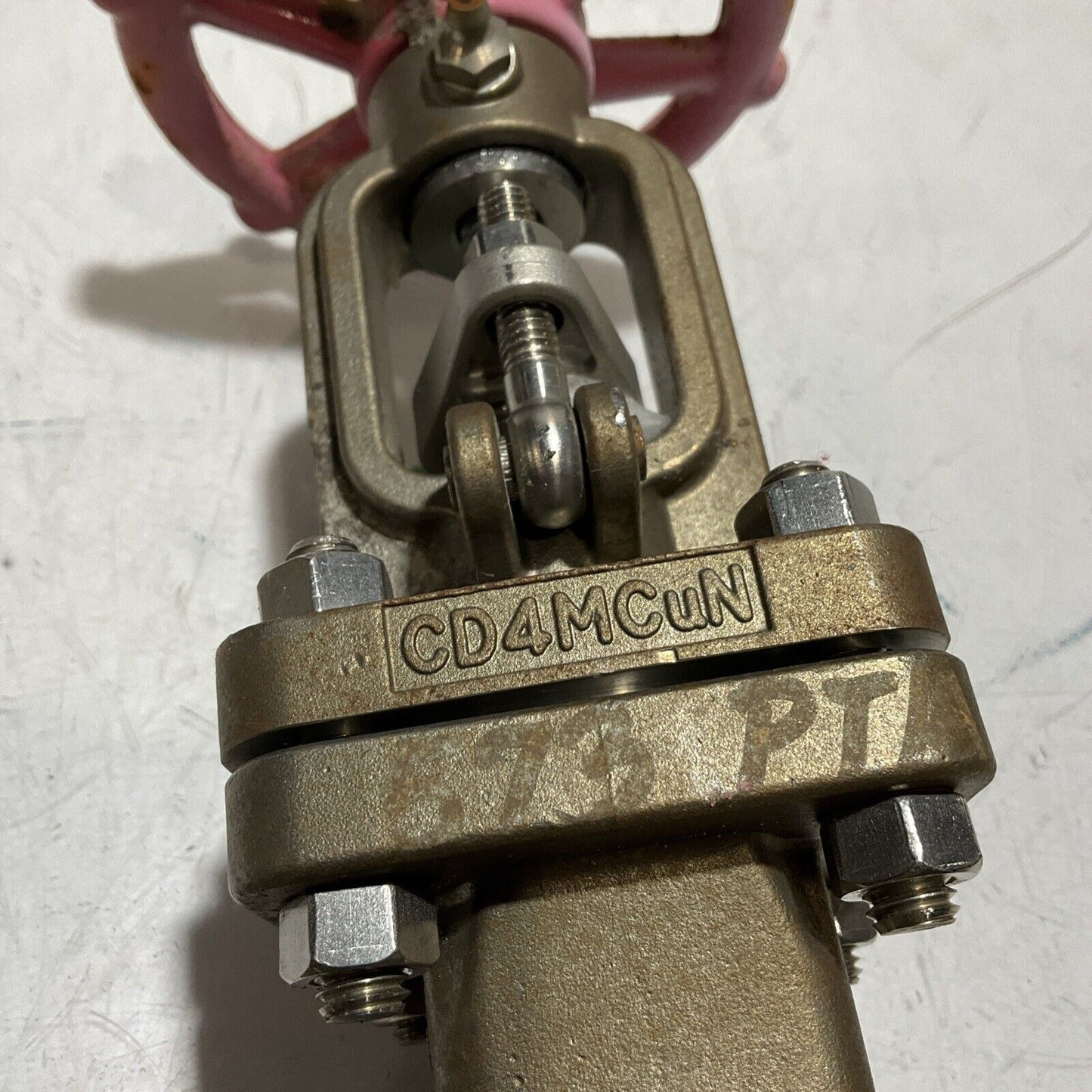 LADISH VALVE CD4MCUN 3/4-150 -8277-9243-GG01-A07B STAINLESS GATE VALVE QTY 2 LBL