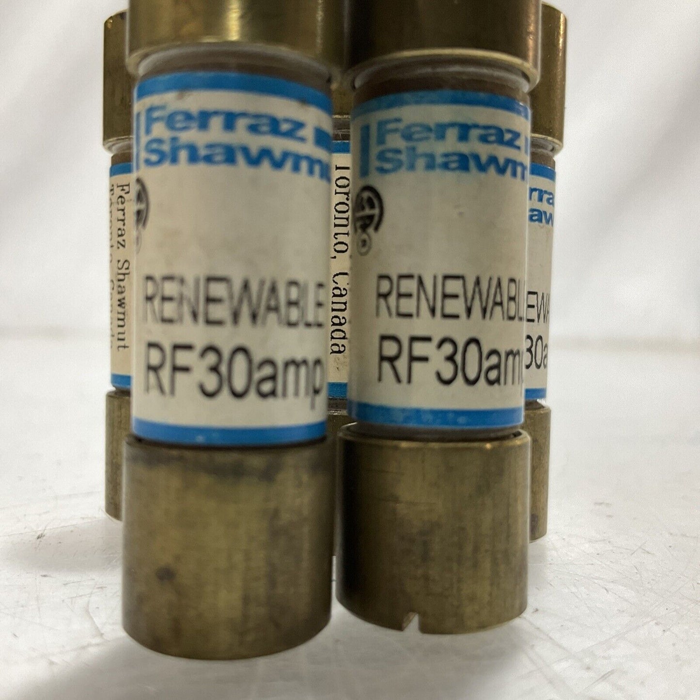 FERRAZ SHAWMUNT RF30AMP RENEWABLE FUSE 250V LOT OF 7 U3S