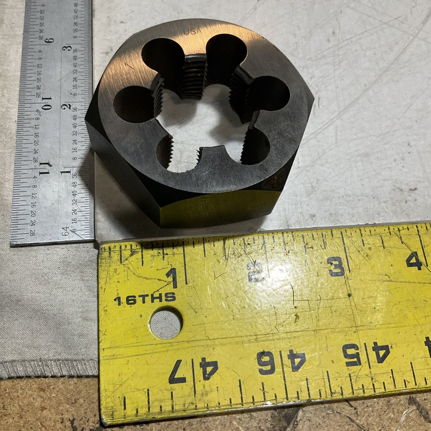 MARXMAN MORSE 82543 HEX DIE RETHREADING 1-11-1/2 NPT CAR 222-U3S