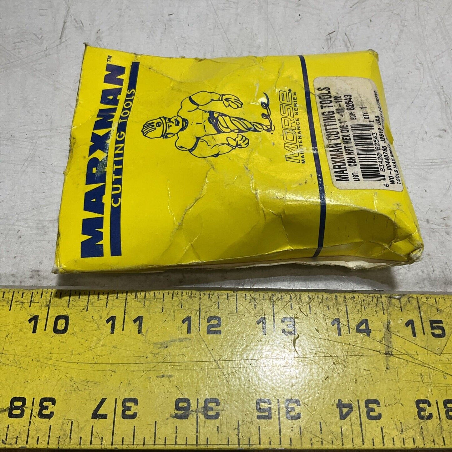 MARXMAN MORSE 82543 HEX DIE RETHREADING 1-11-1/2 NPT CAR 222-U3S
