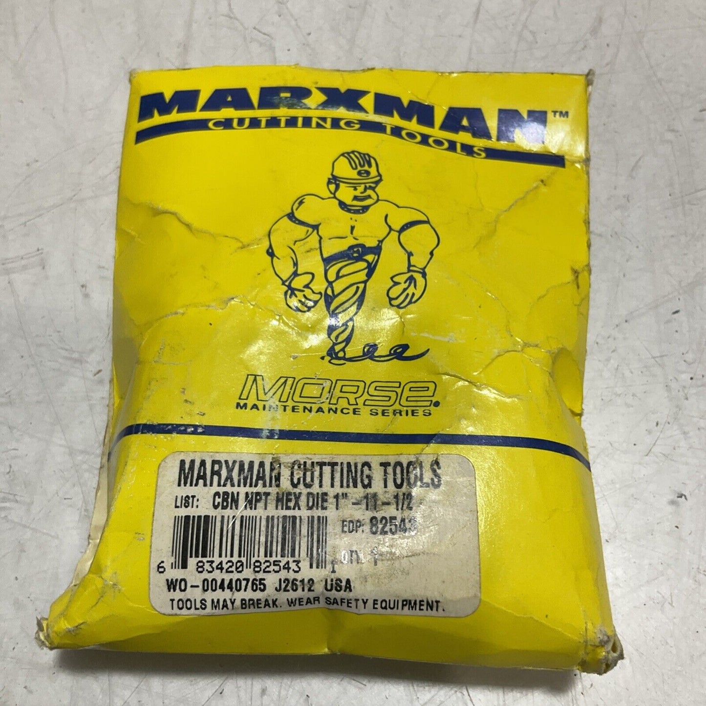 MARXMAN MORSE 82543 HEX DIE RETHREADING 1-11-1/2 NPT CAR 222-U3S