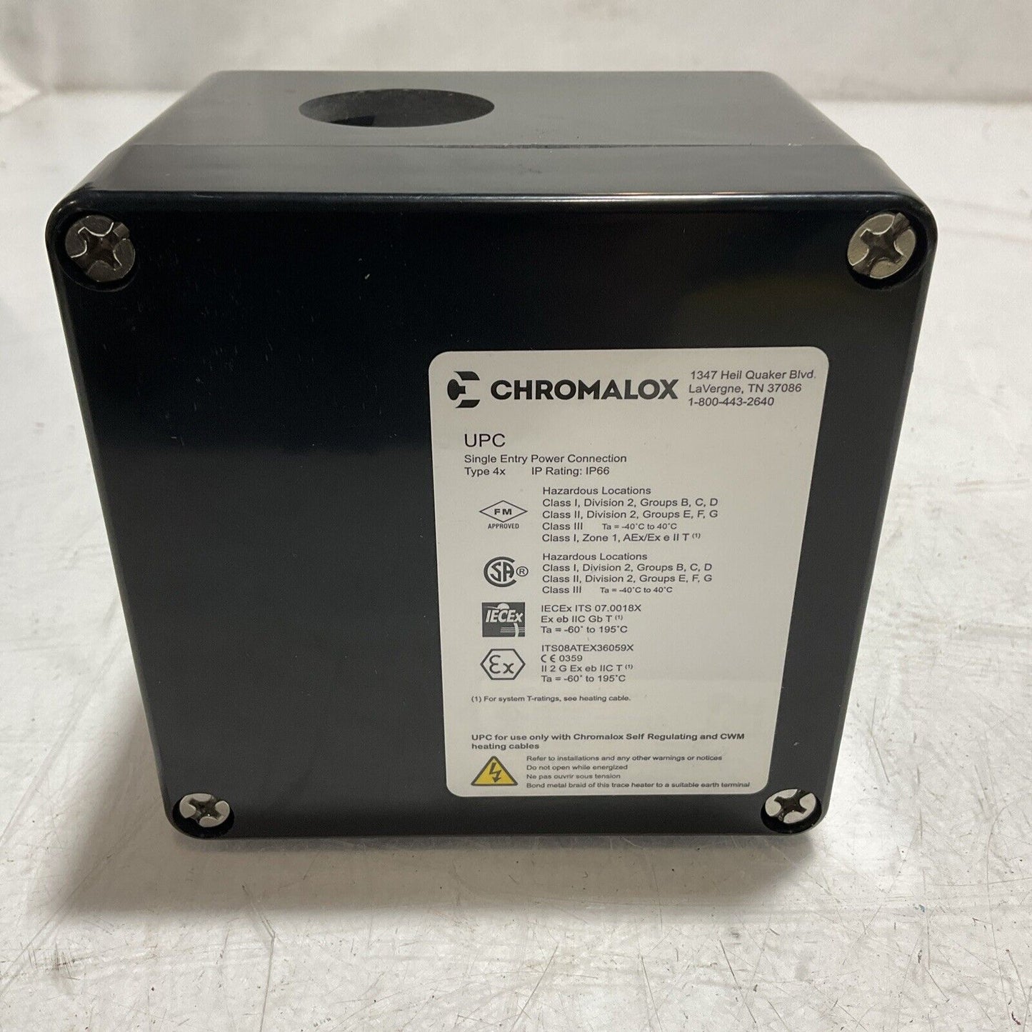 CHROMALOX 393553 UPC POWER CONNECTION BOX KIT ELEMENT U3S
