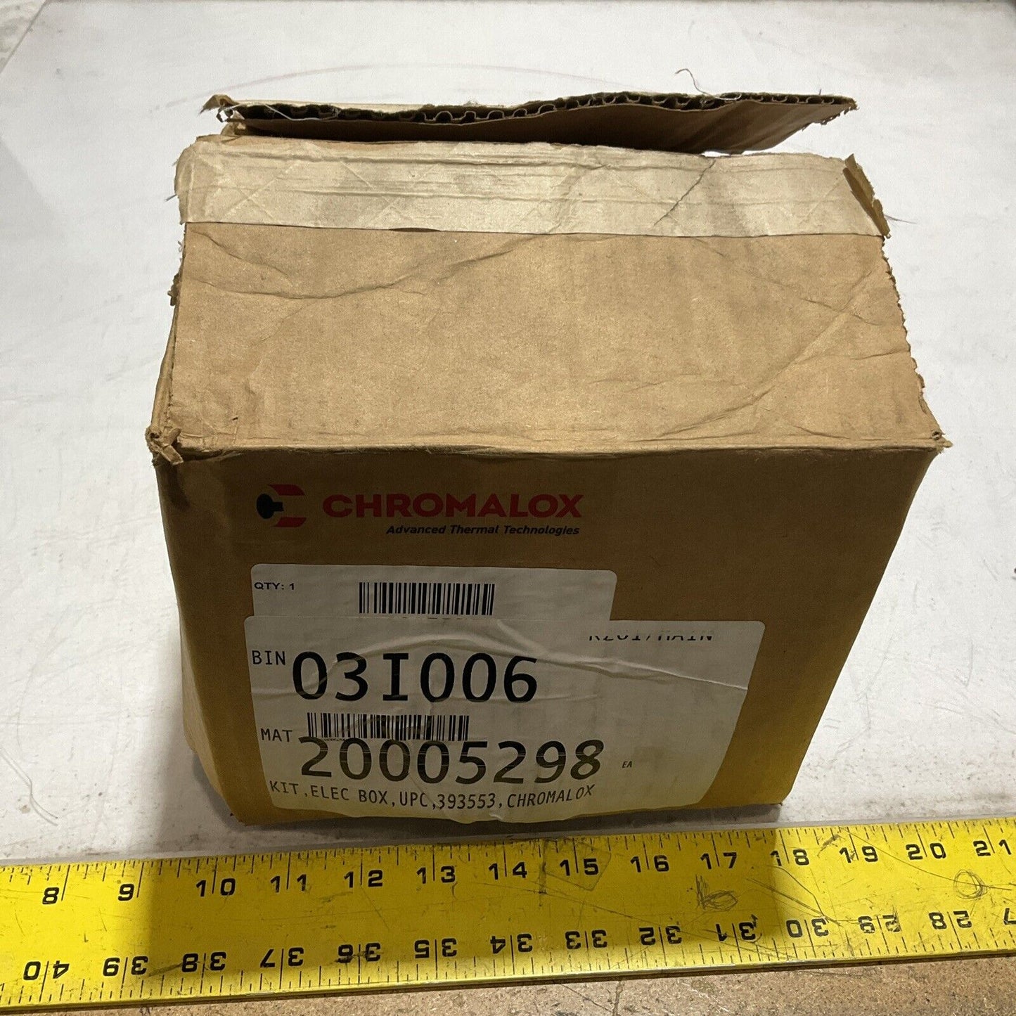 CHROMALOX 393553 UPC POWER CONNECTION BOX KIT ELEMENT U3S