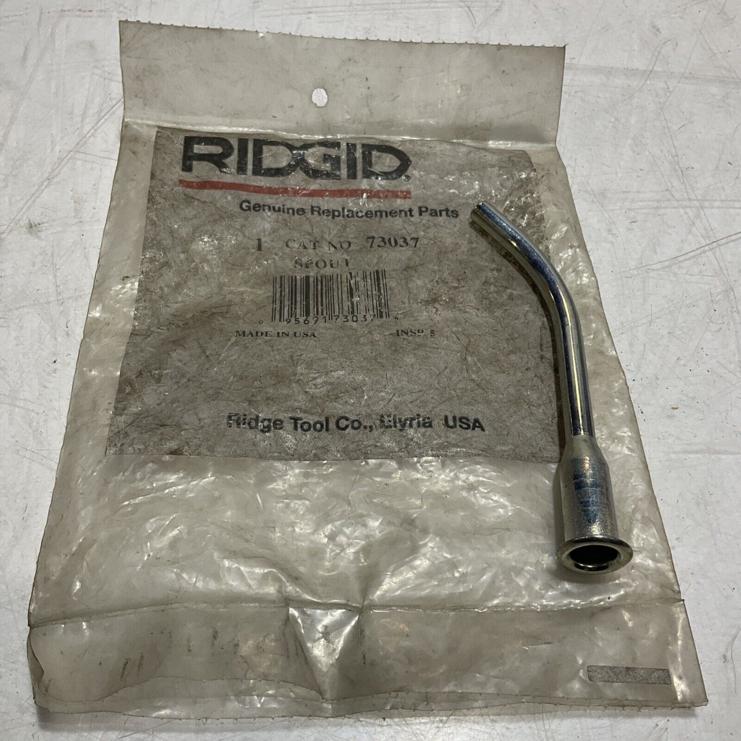 RIDGID 73037 SPOUT GENUINE REPLACEMENT PART U3S