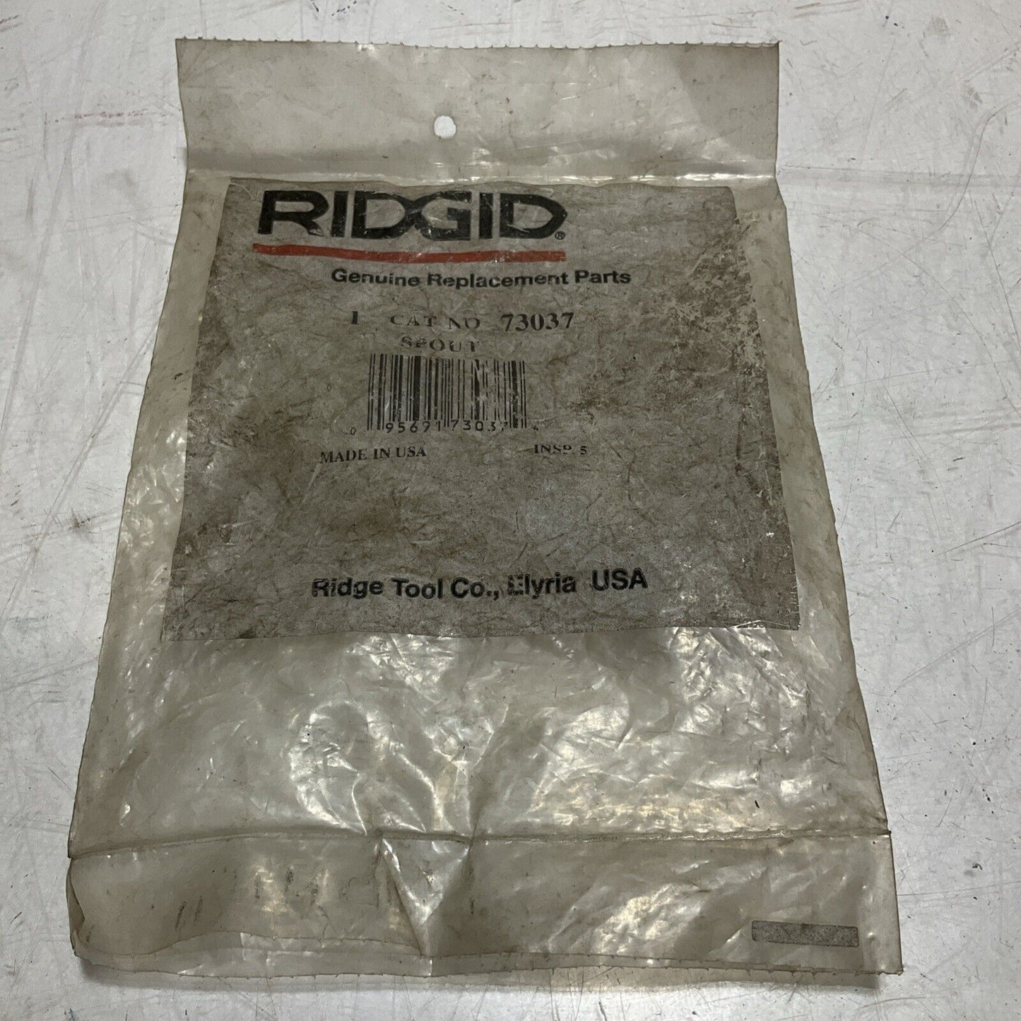 RIDGID 73037 SPOUT GENUINE REPLACEMENT PART U3S