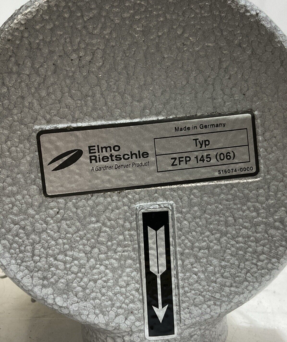 ELMO RIETSCHLE ZFP 145 (06) VACUUM FILTER DUST SEPERATOR U3S