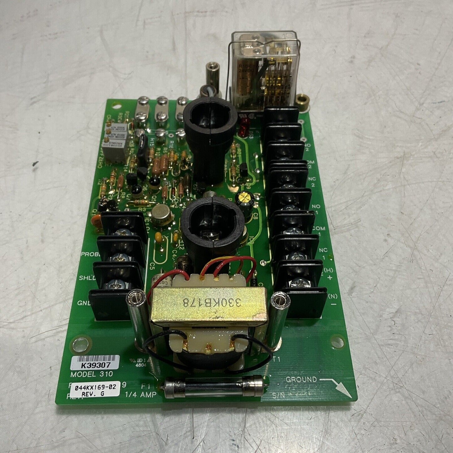 ROBERTSHAW LEVEL-TEK MODEL 310 PCB044KB169-02 REV. G CIRCUIT BREAKER BOARD 476