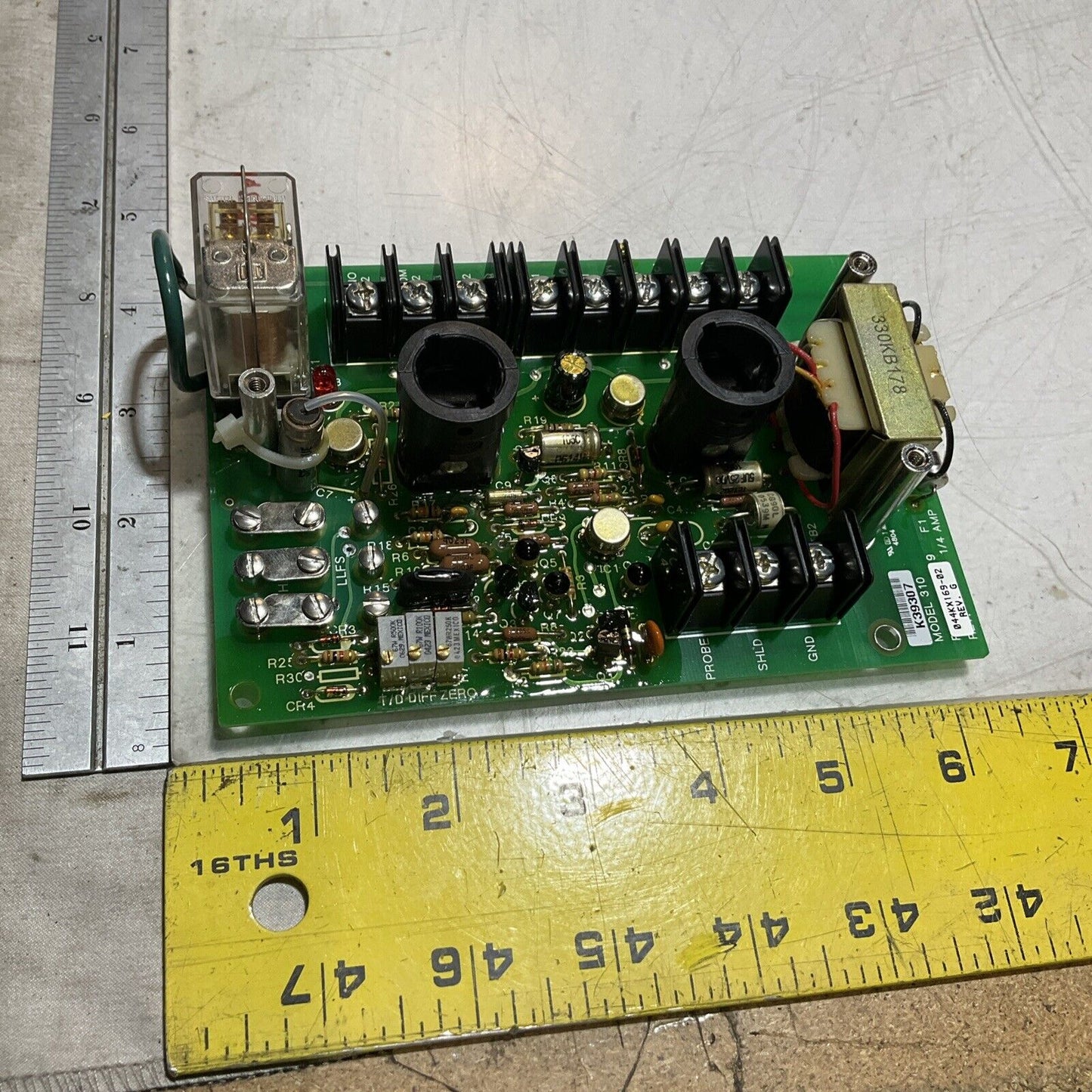 ROBERTSHAW LEVEL-TEK MODEL 310 PCB044KB169-02 REV. G CIRCUIT BREAKER BOARD 476
