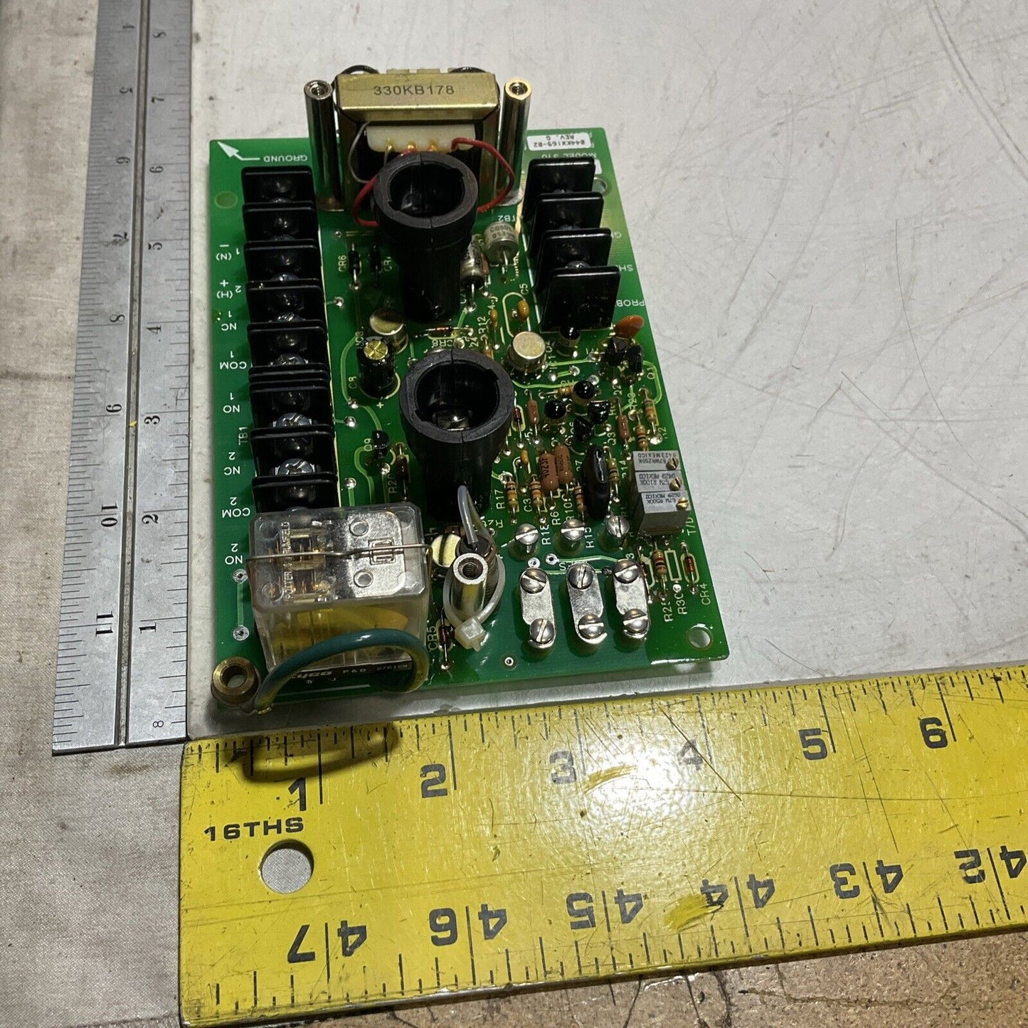 ROBERTSHAW LEVEL-TEK MODEL 310 PCB044KB169-02 REV. G CIRCUIT BREAKER BOARD 476