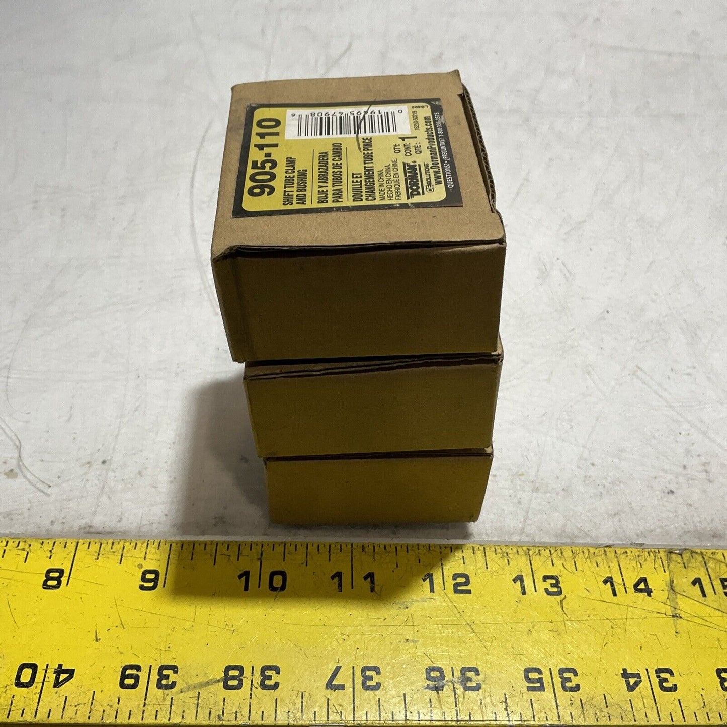 DORMAN 905-110 SHIFT TUBE CLAMP AND BUSHINGS LOT OF 3 476-U3S
