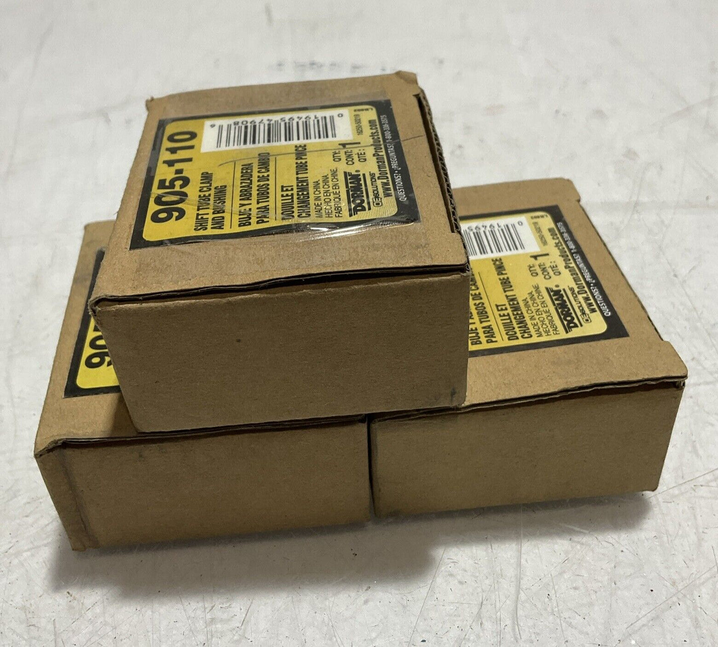 DORMAN 905-110 SHIFT TUBE CLAMP AND BUSHINGS LOT OF 3 476-U3S